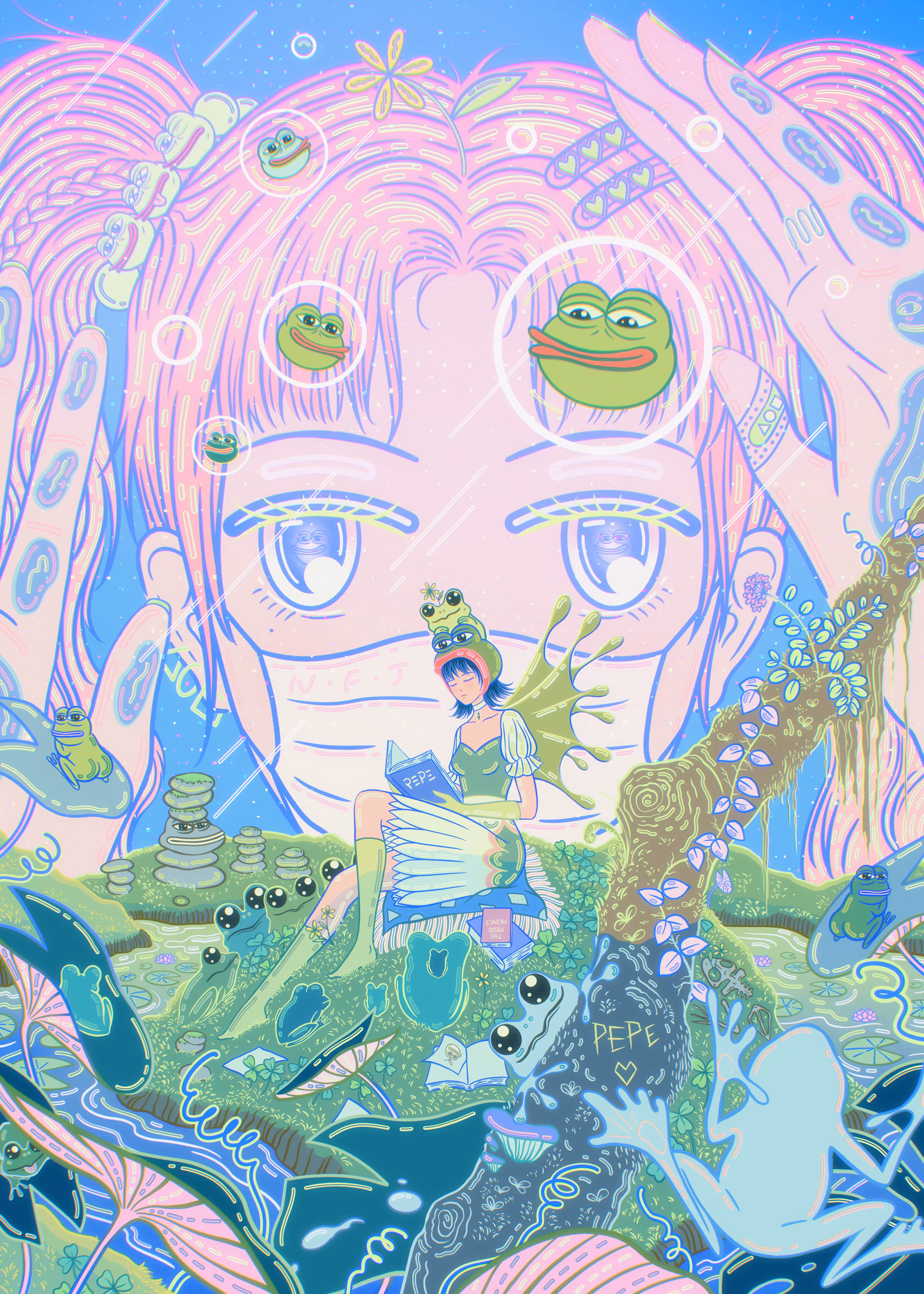 Once upon a time, there was a frog named P3P3
