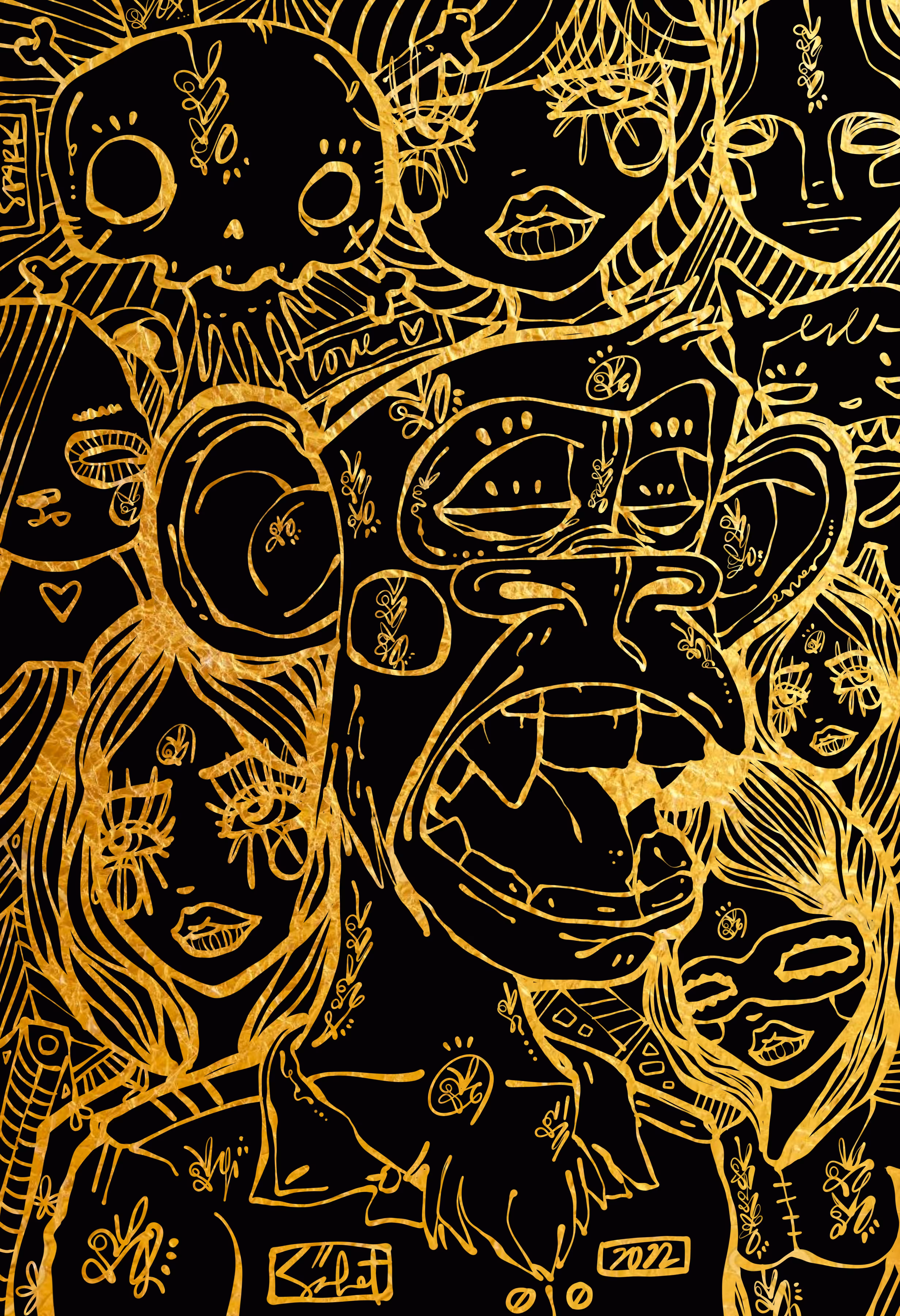 Ape Activated in Gold 2022 S@bet | 1 of 1 
