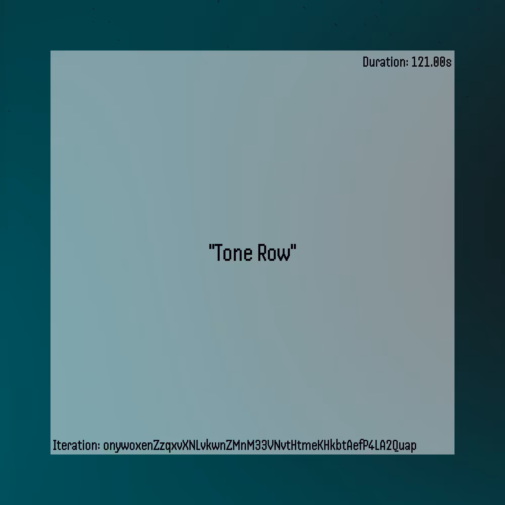 Tone Row #50