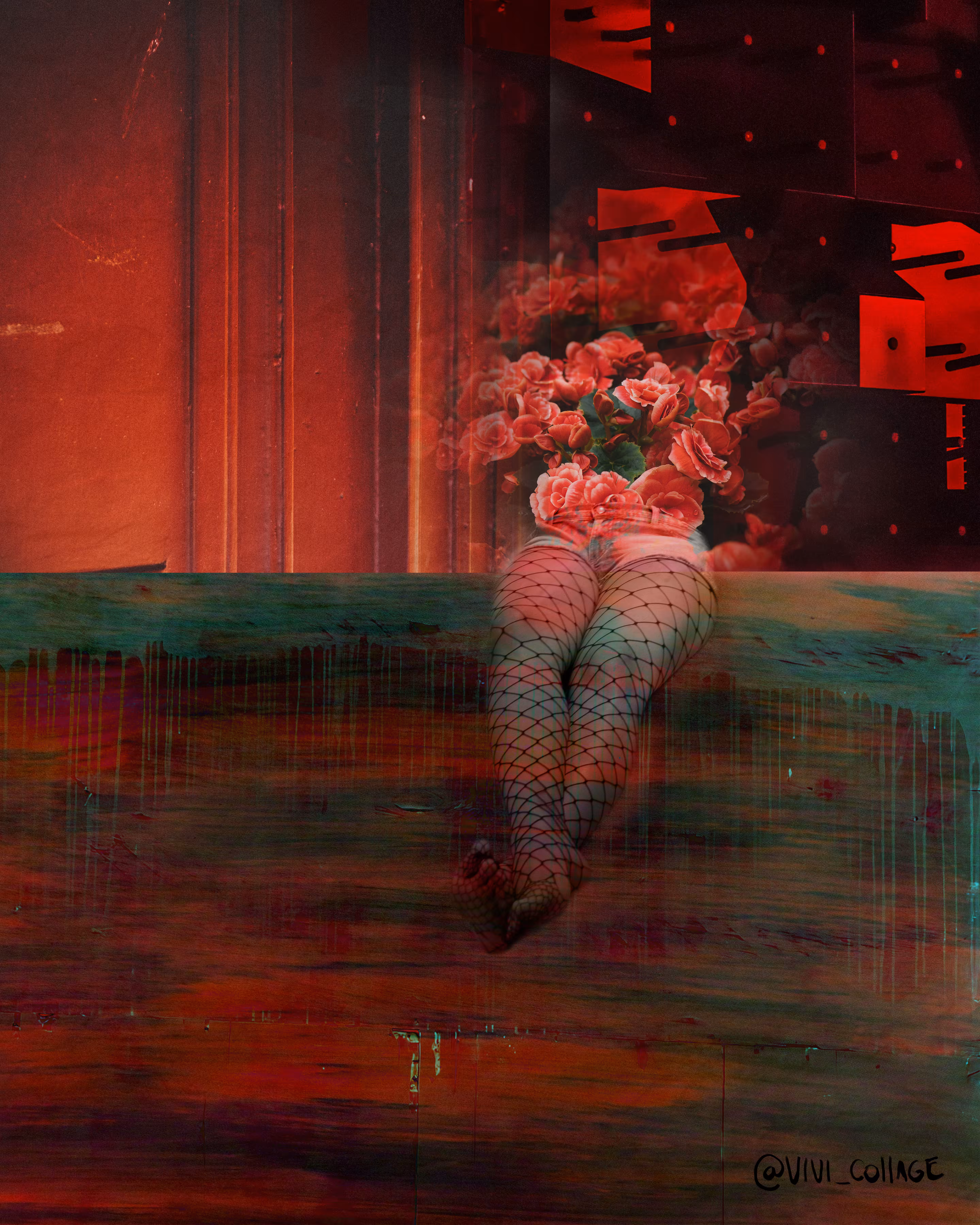 Pain in red