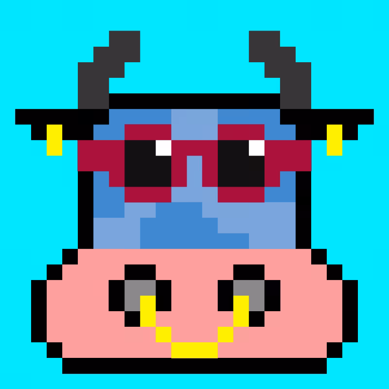 pixel cow #1