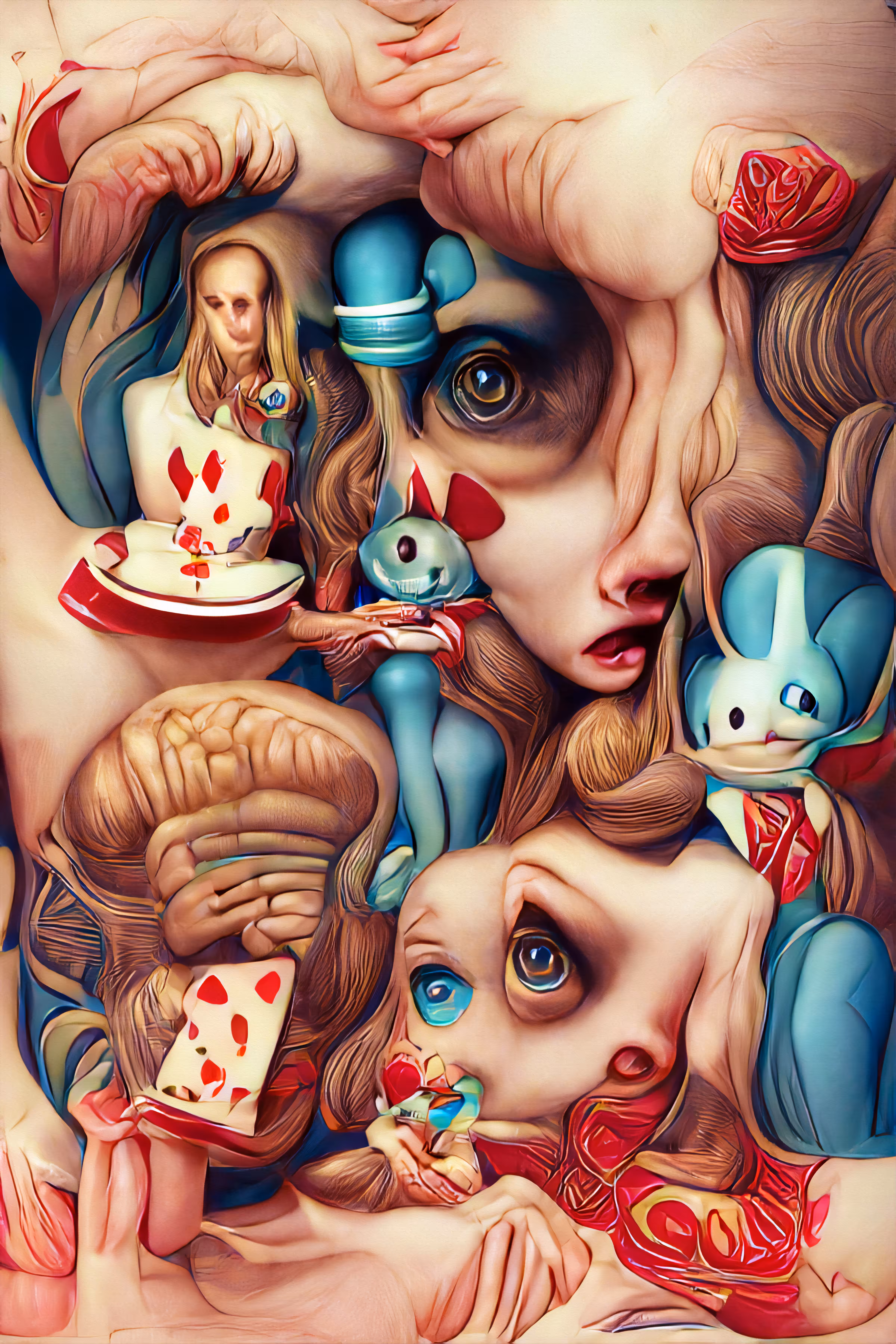 FALLING DOWN THE RABBIT HOLE
