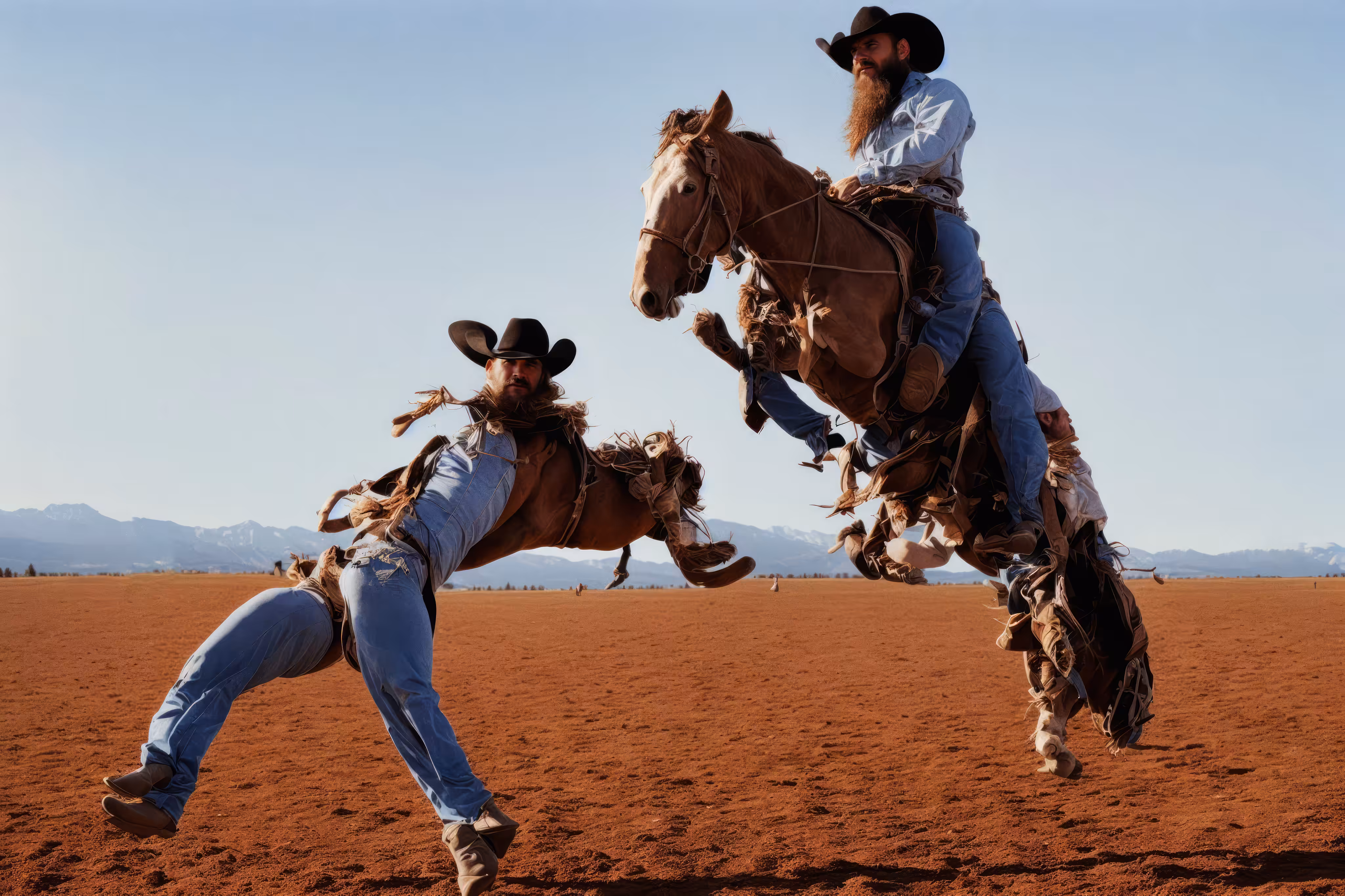 Cow Horse Man