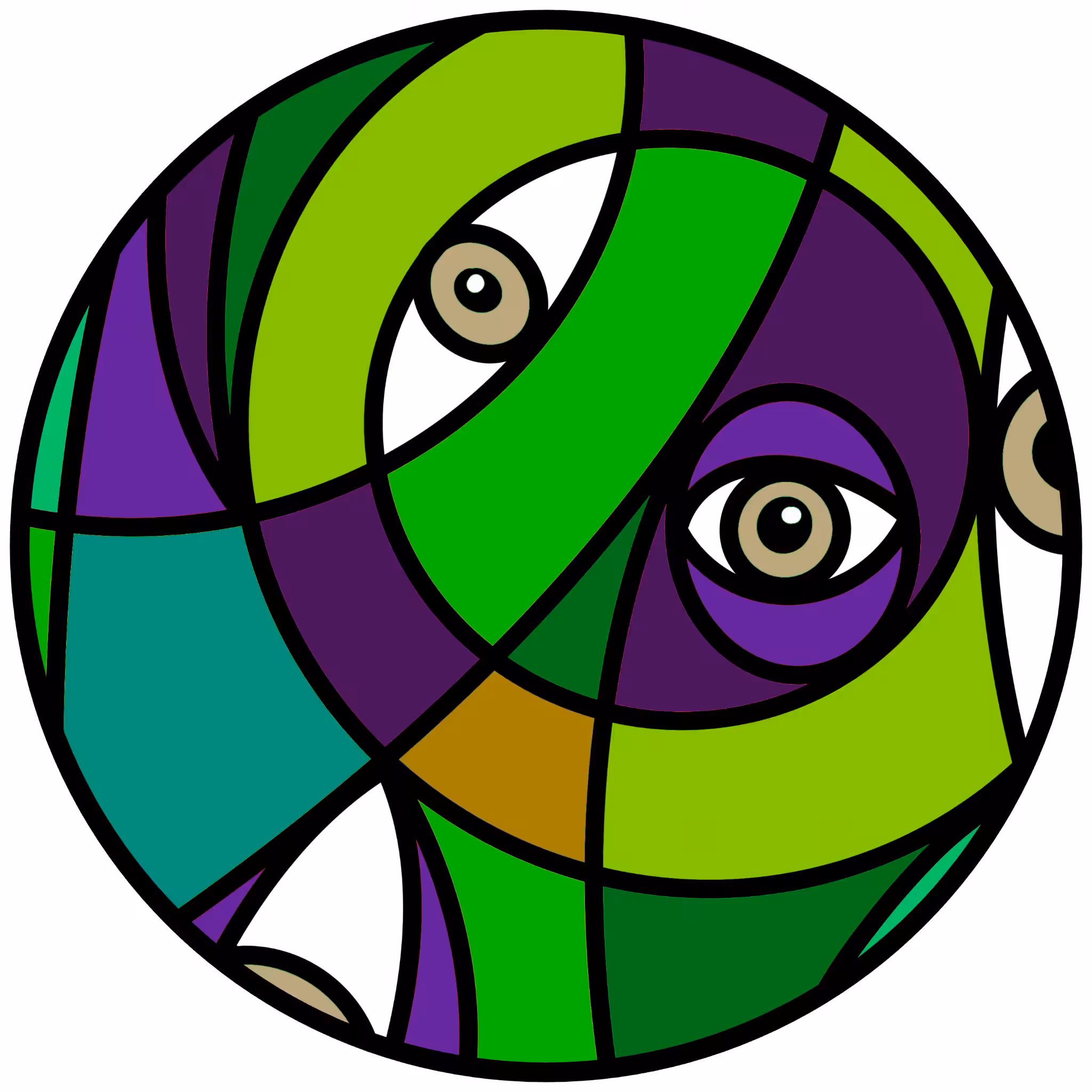Cubist Circle 109