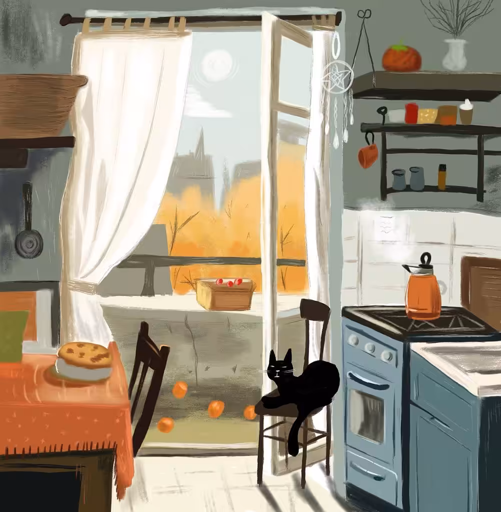 Morning in the kitchen 