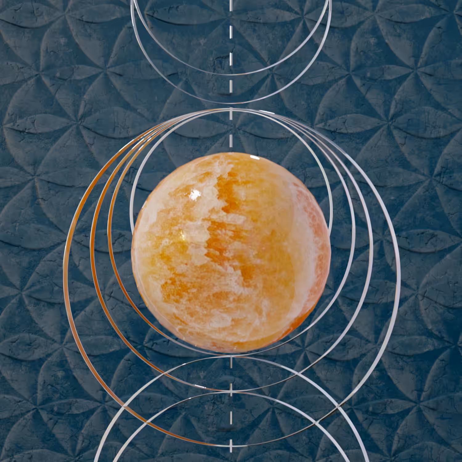 Orange Calcite
