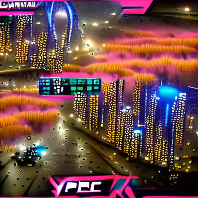 Cyberpunk Landscape 25