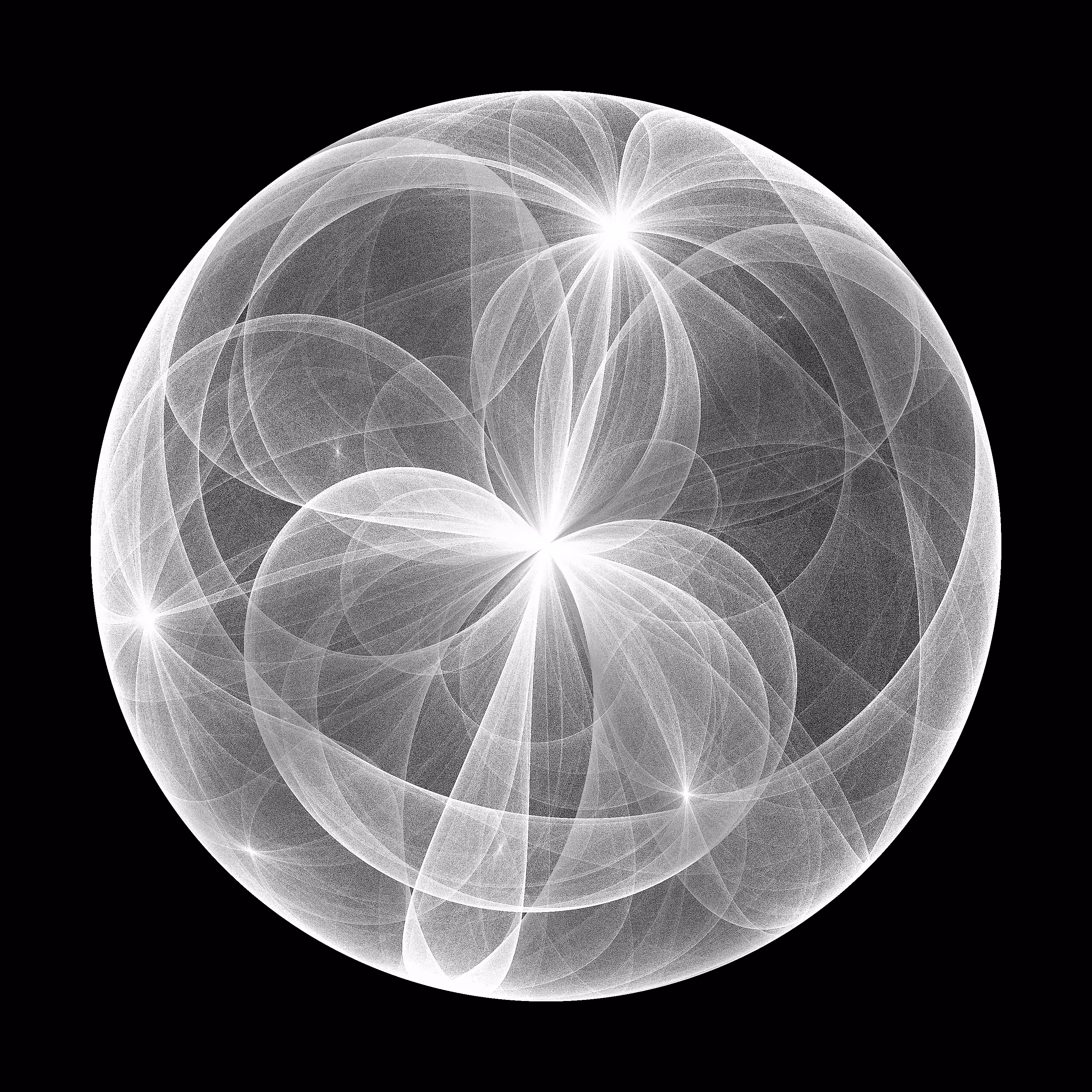 Globe attractor (monochrome)