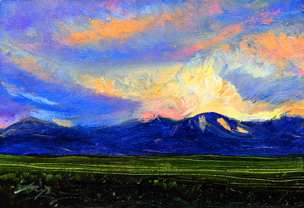 The glory of the mountain