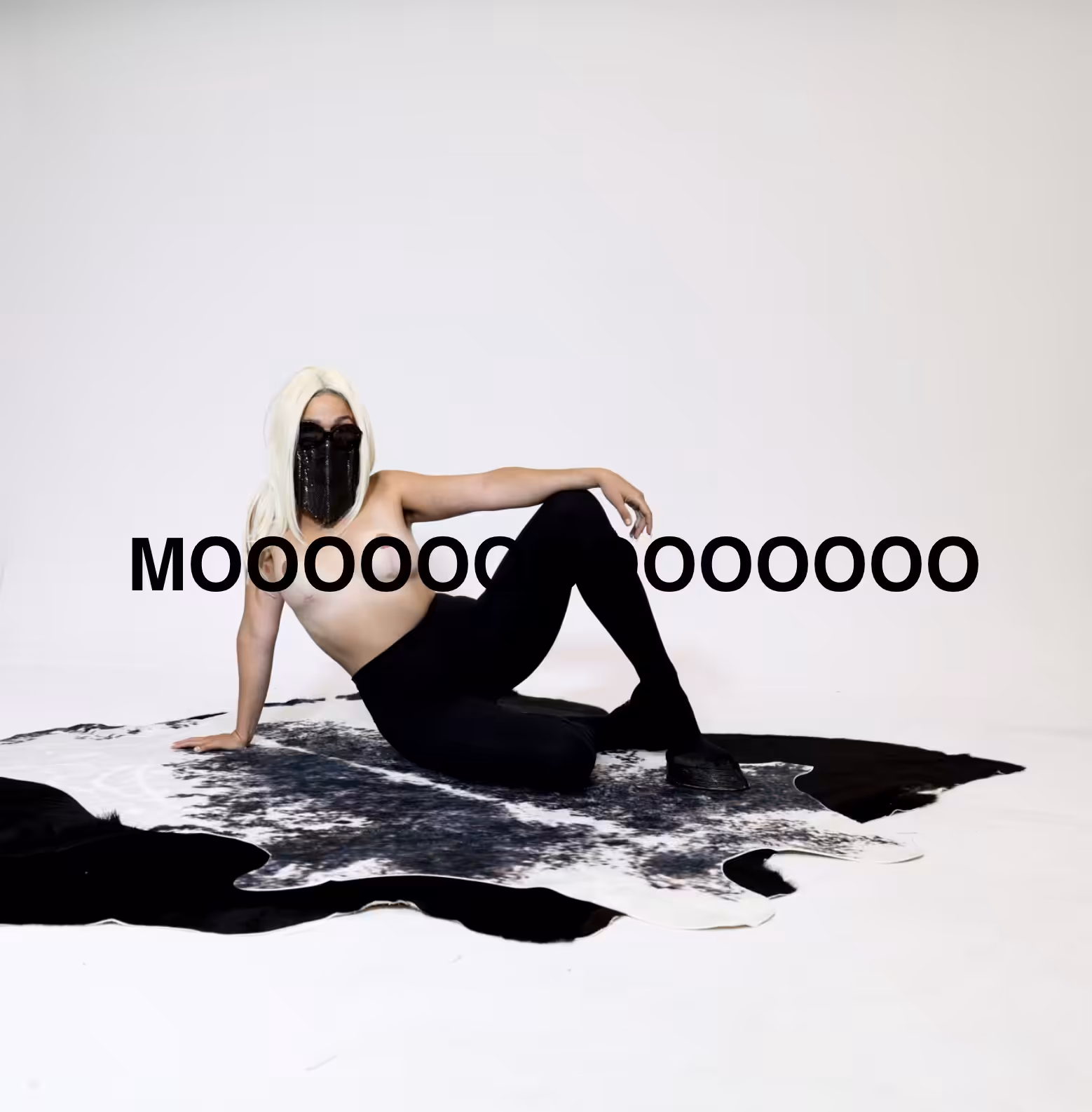 Woman Says Moooo