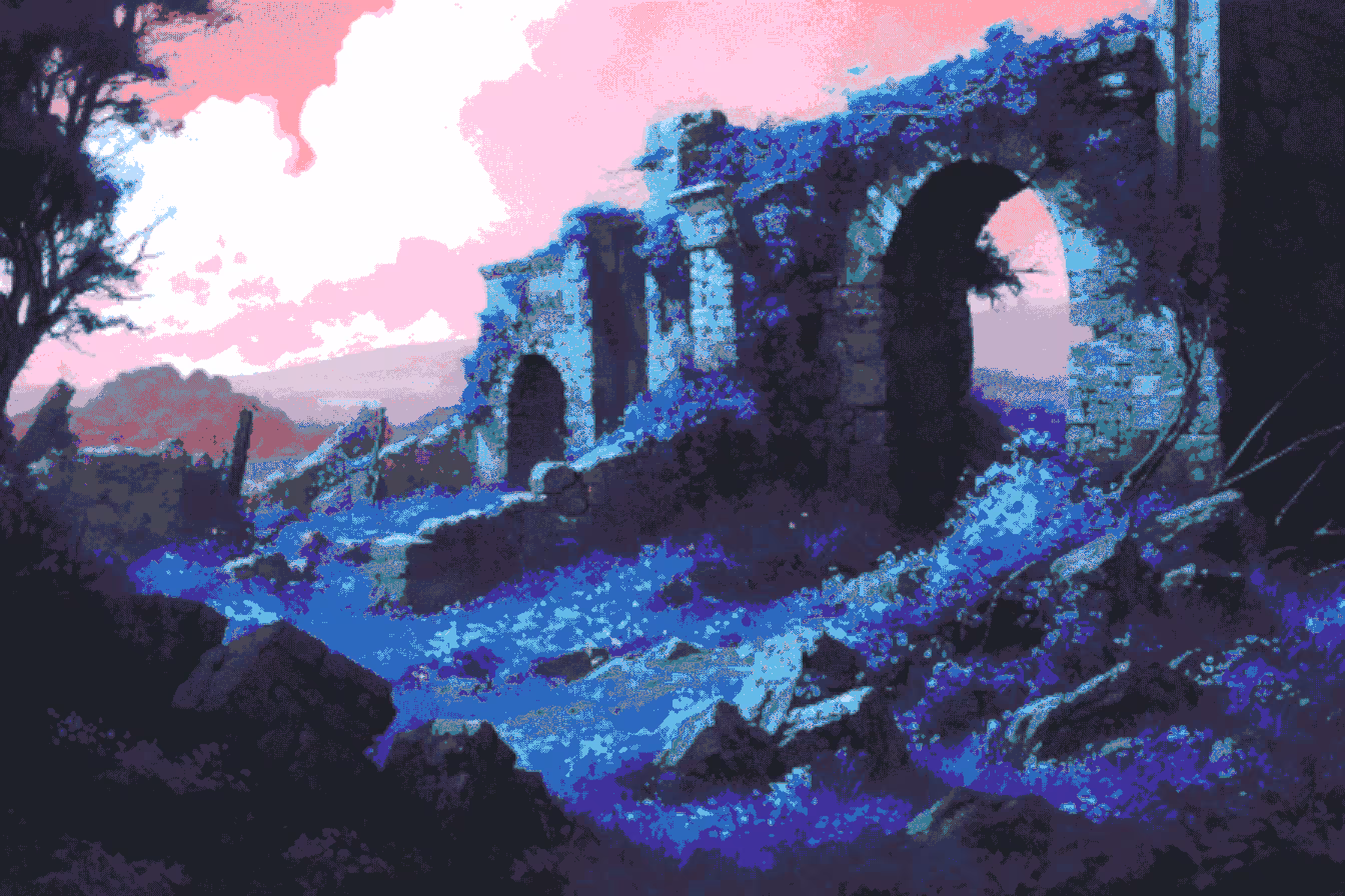 Abstract Pixel Landscapes #3