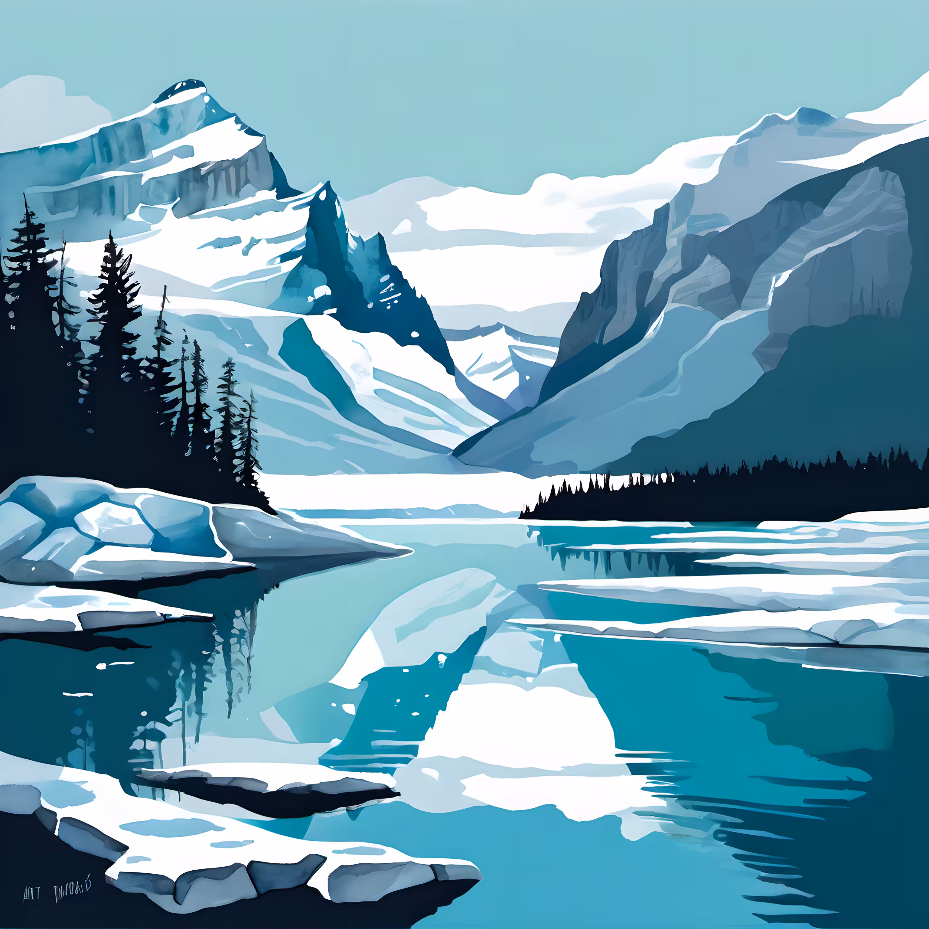 Glacial Lakes #39