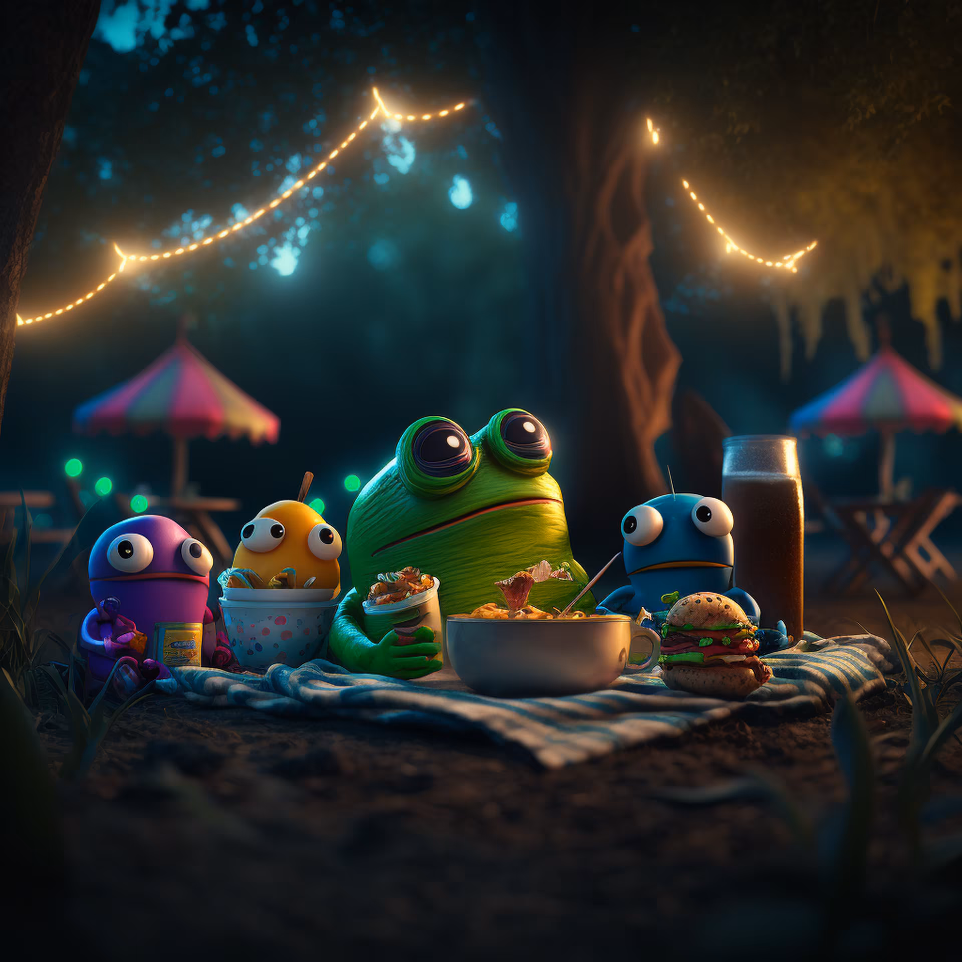 Pepe's World: Pepe picnic time