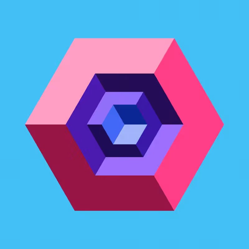 Hexagones - Art for Bots #40