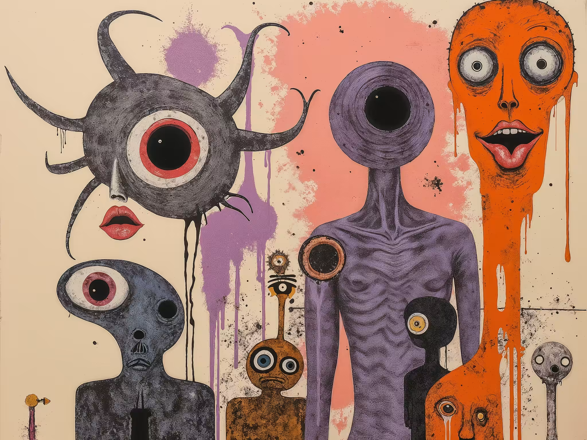 "visual mind f*ck": "weirdos"