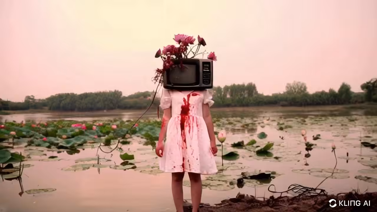 Girl in a white dress