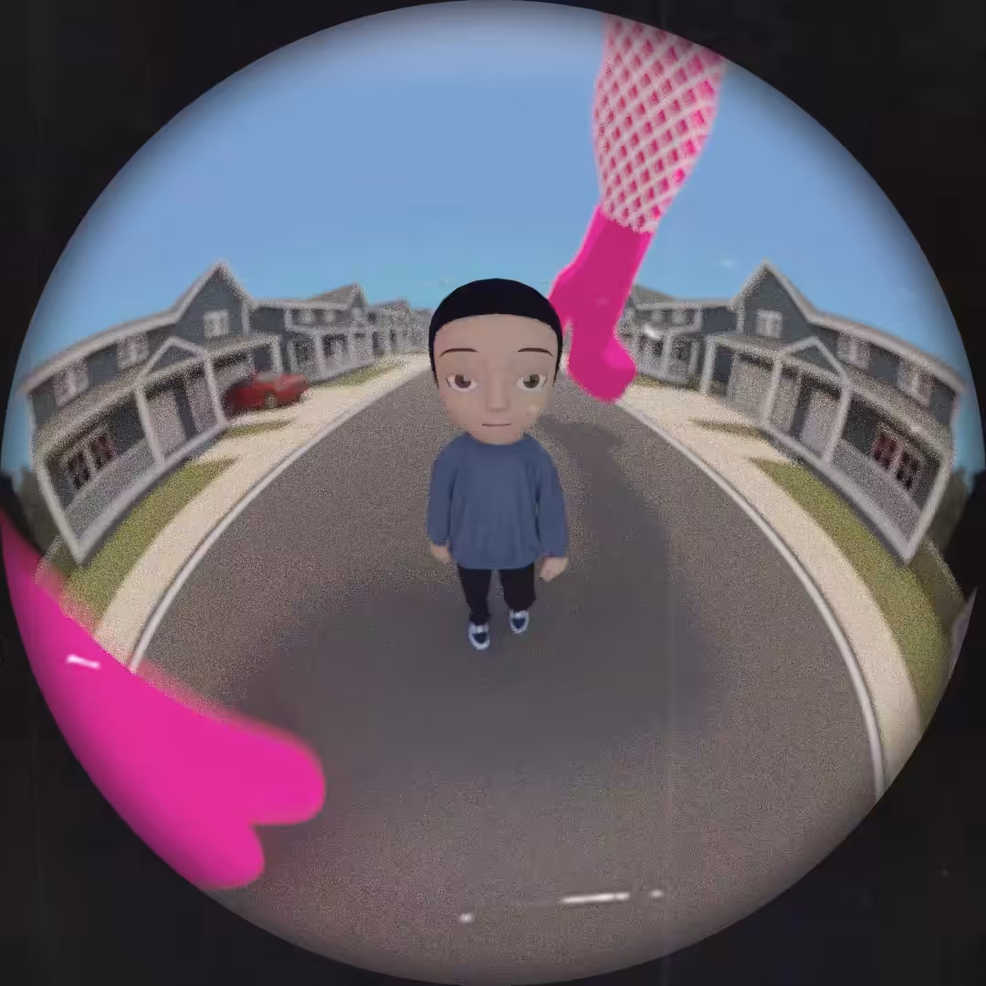 Pink heels in da hood
