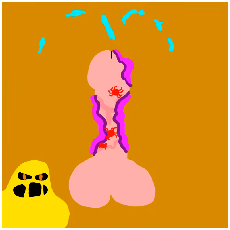 Decayed Dickgenerative Art #75