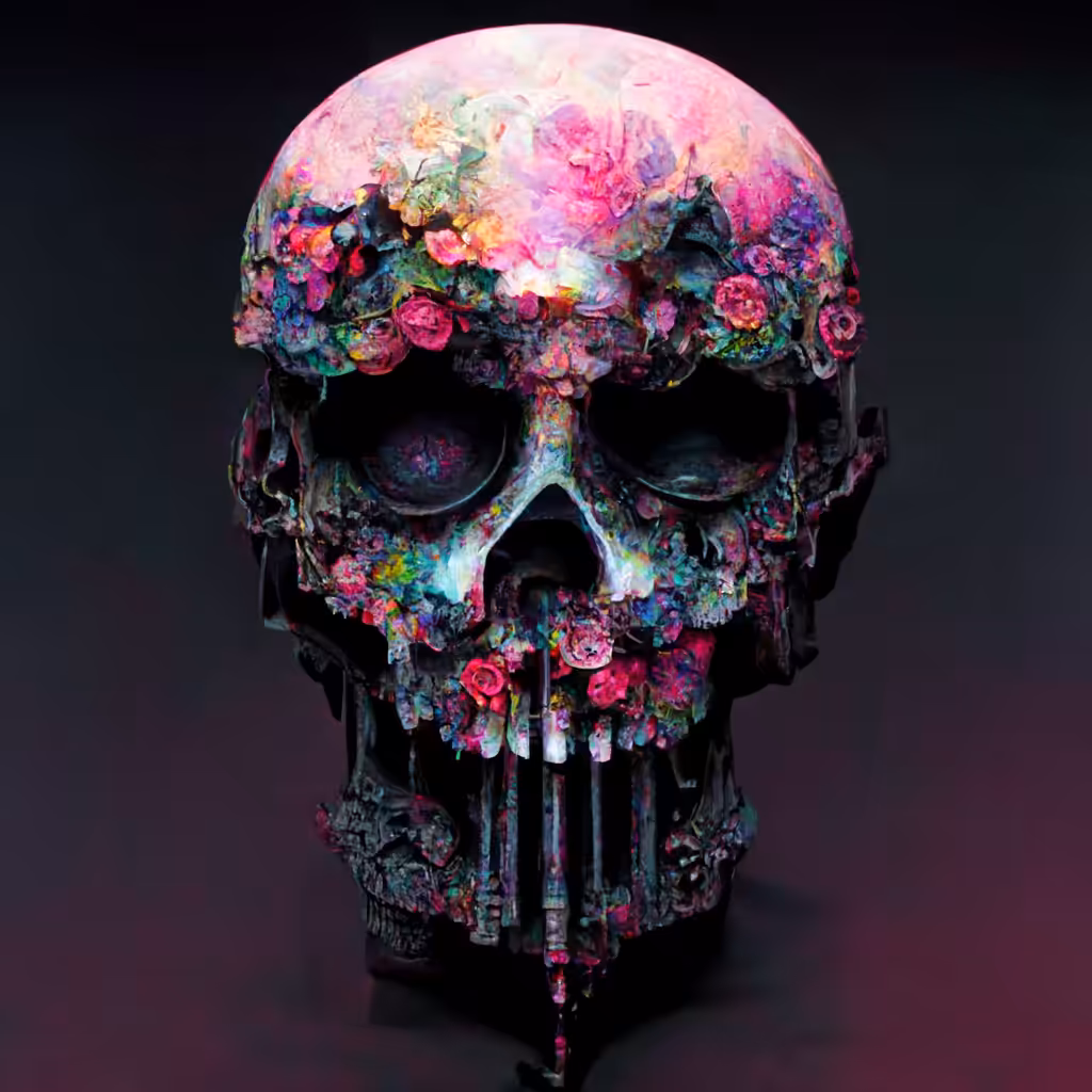 Rose Skull #13