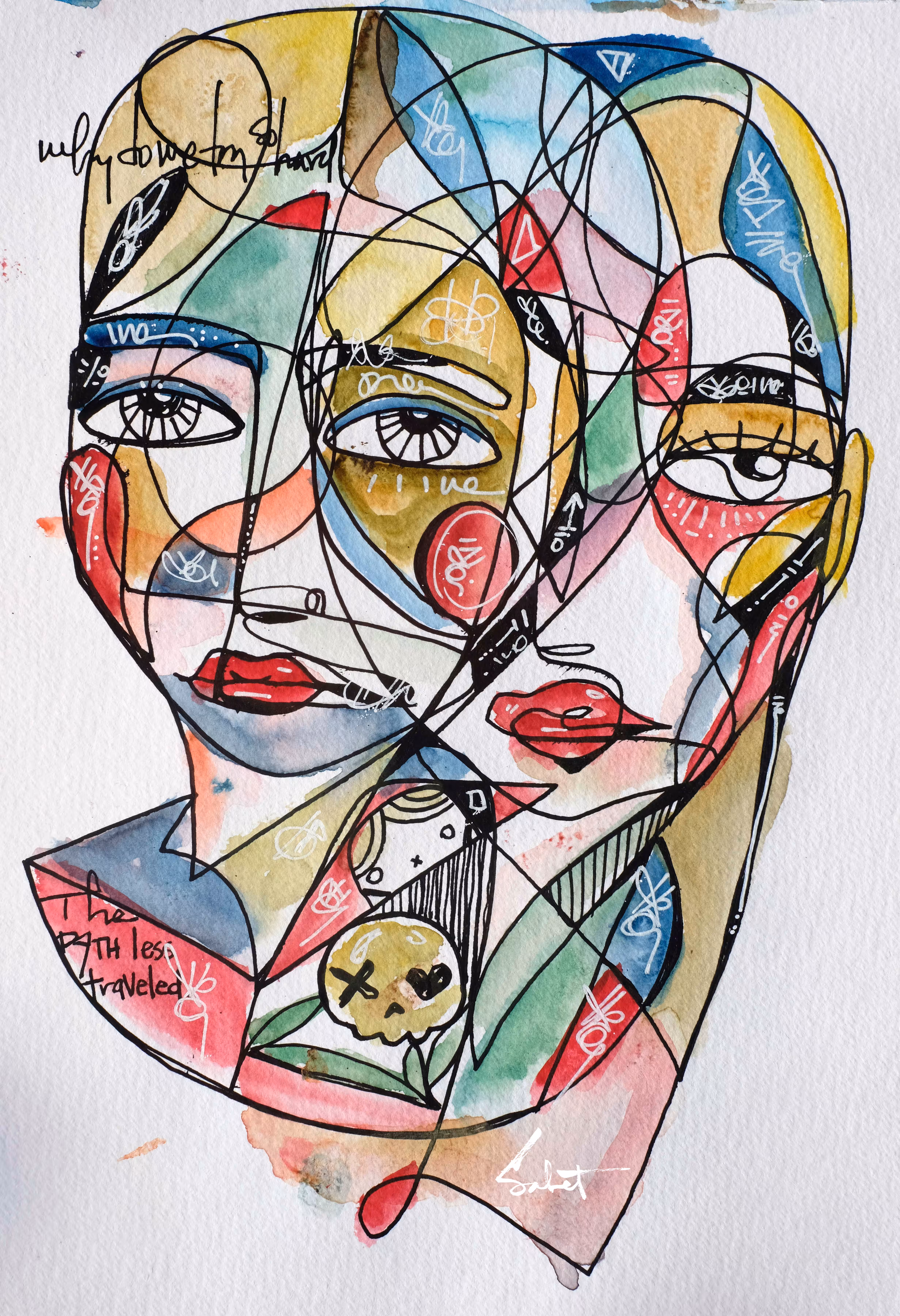 1 OF 1 / TRY HARD 2019 SABET / SKETCHBOOK 1