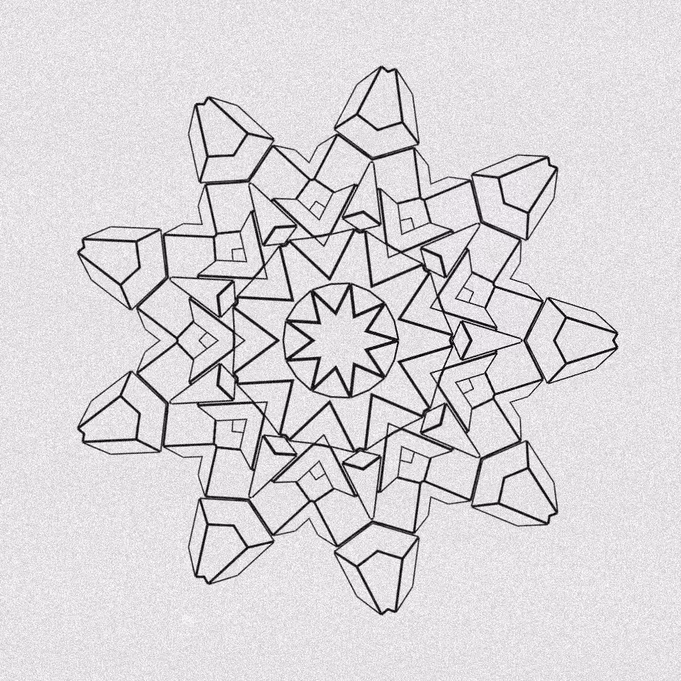 Monochrome Kaleido #375