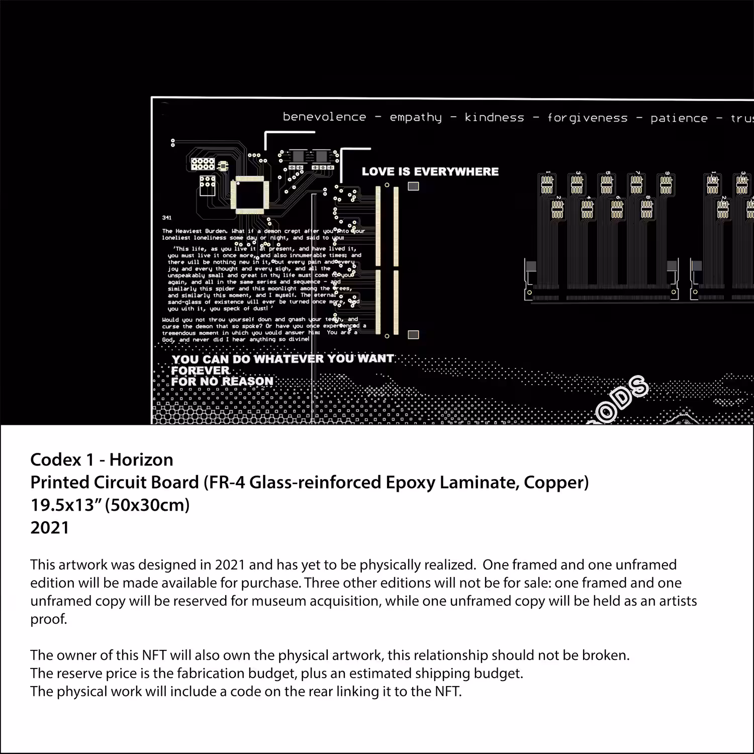 Codex 1 - Horizon (Unframed)