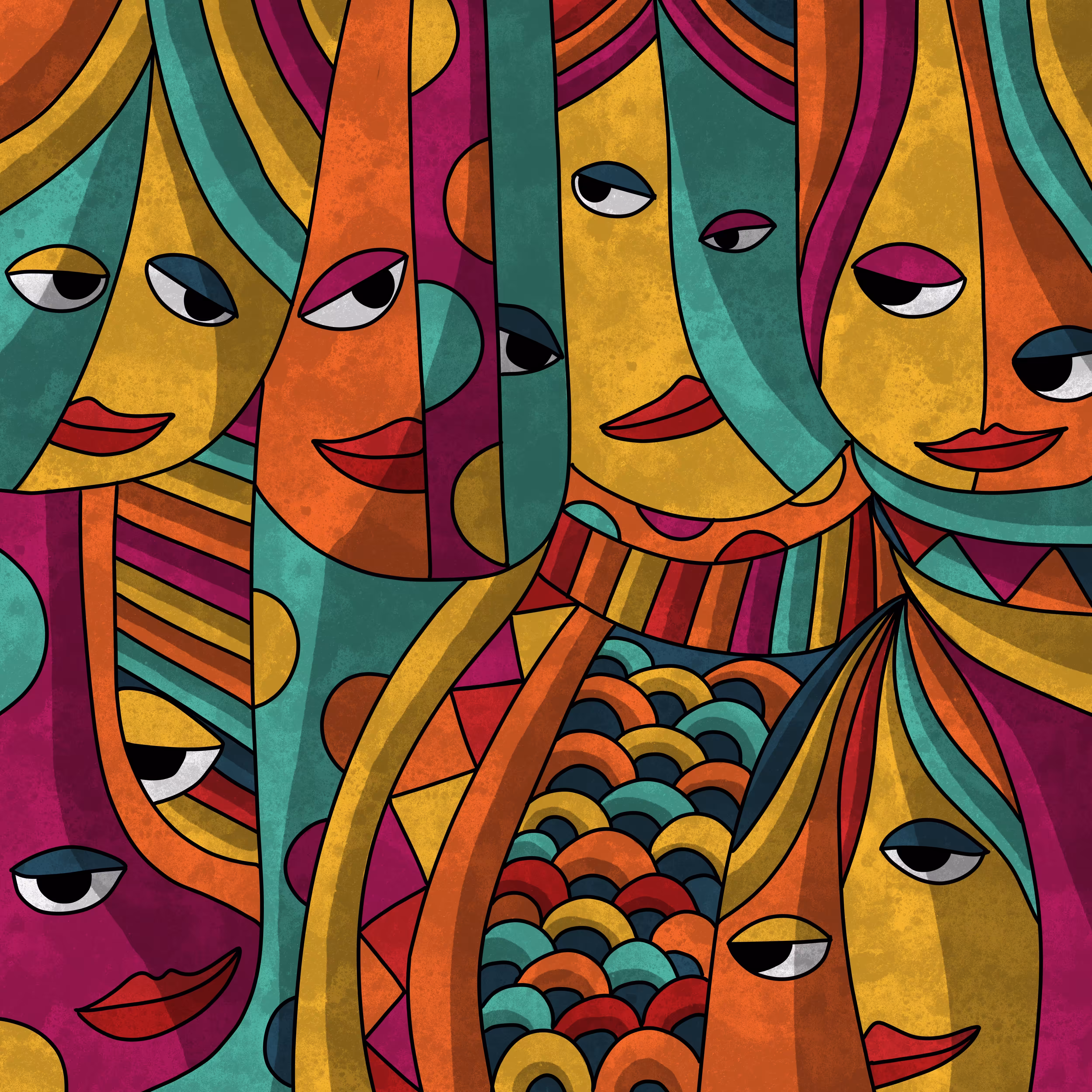Abstract of a thousand faces 003
