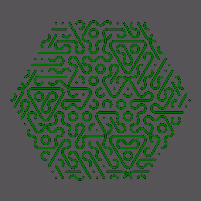 Threefold Symmetry - Dark Variations #216