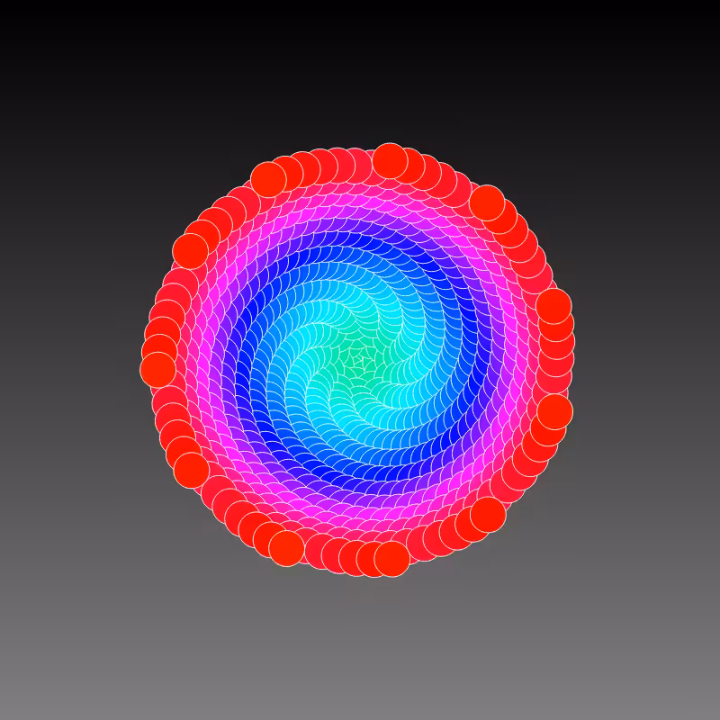 RAINBOW FLOWERS #82