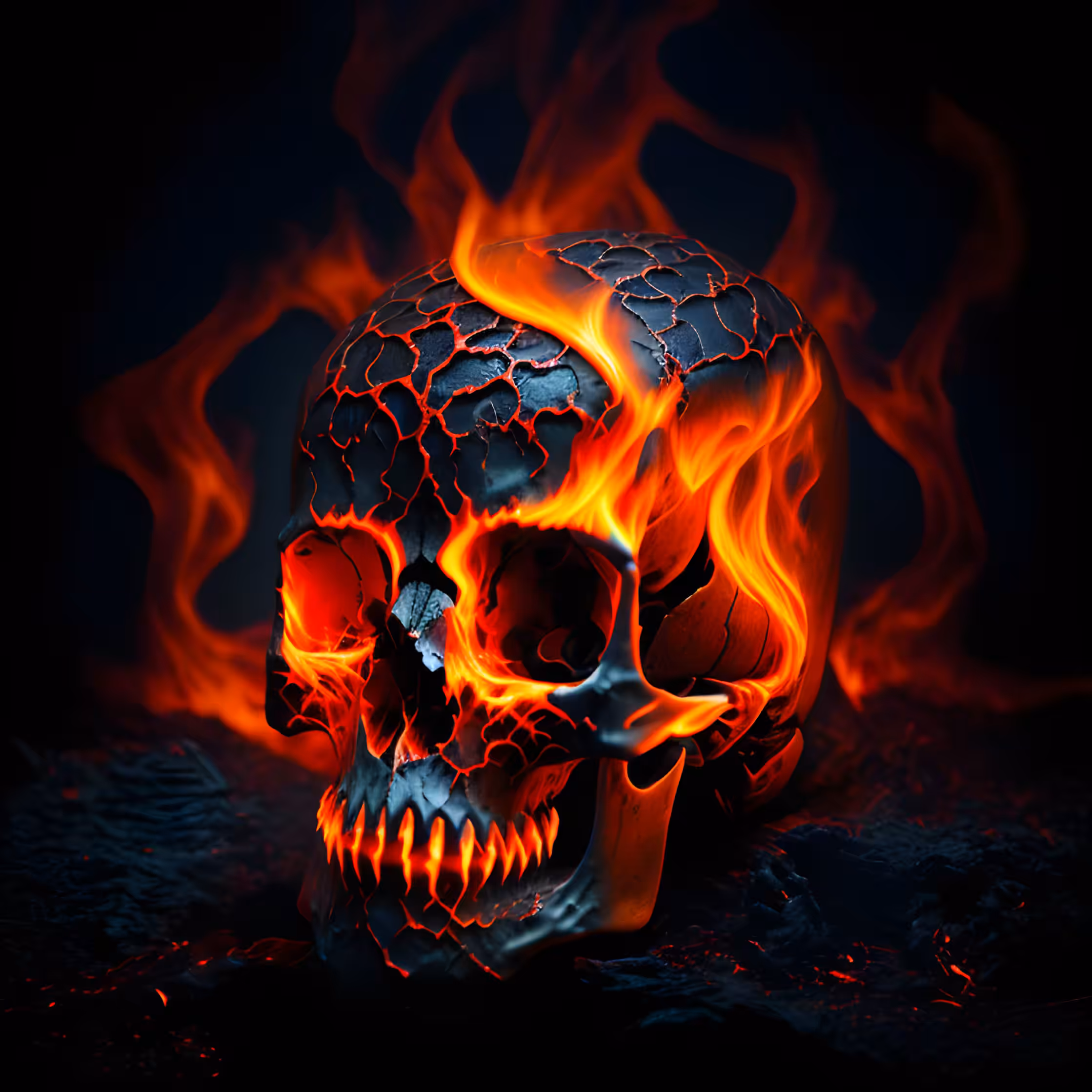 Fire Skull #16