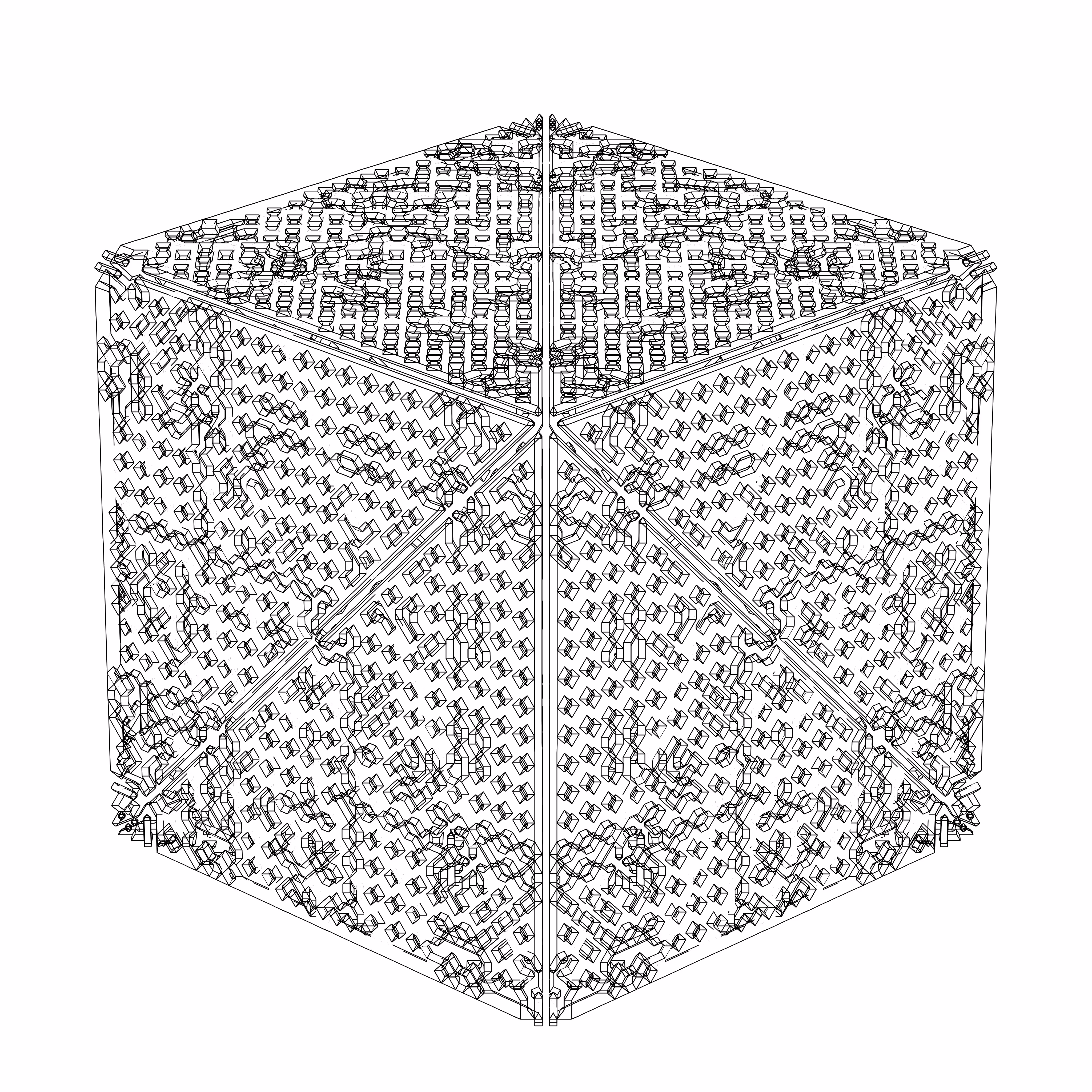 LL21 Alien Art Cube #731