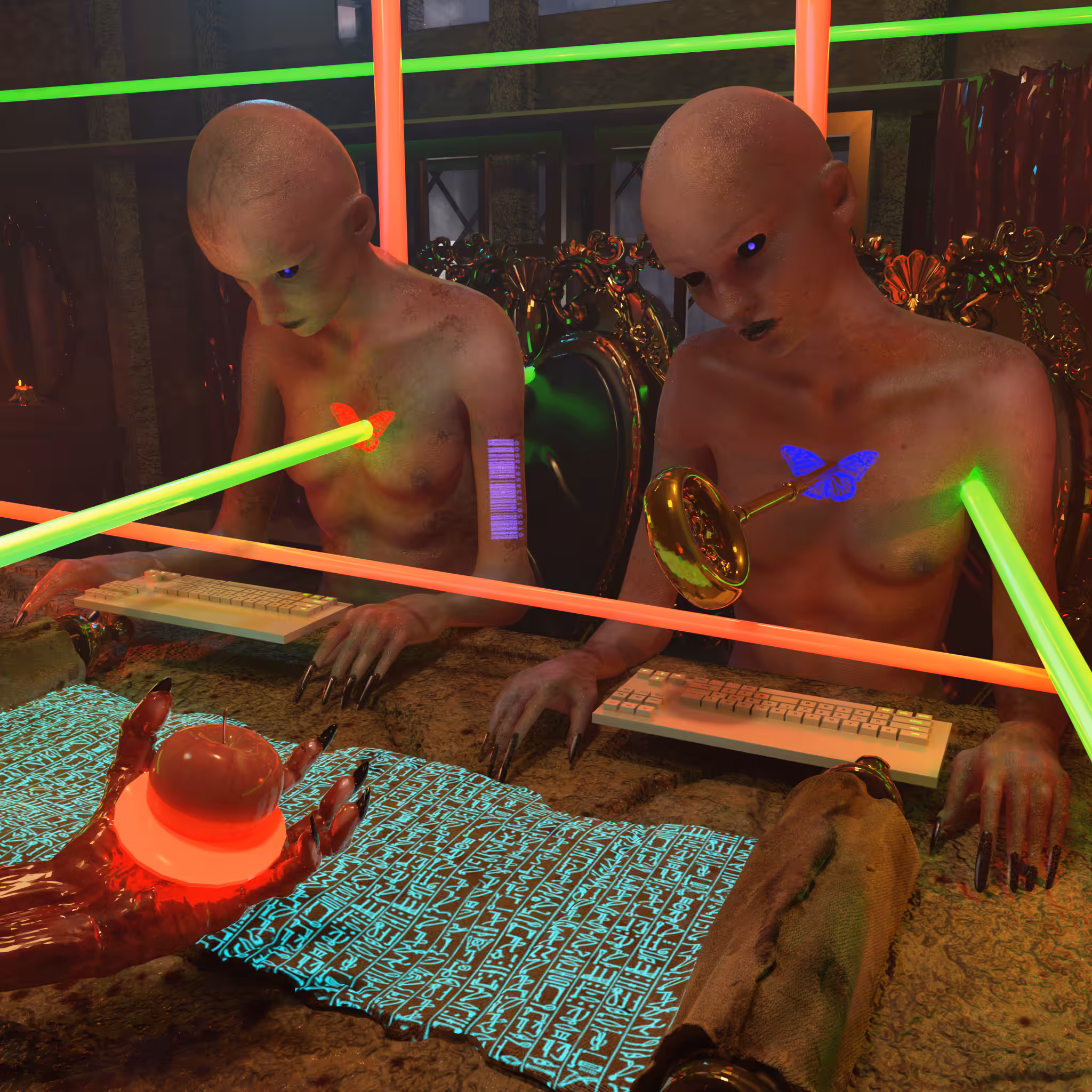 Neon Night Market