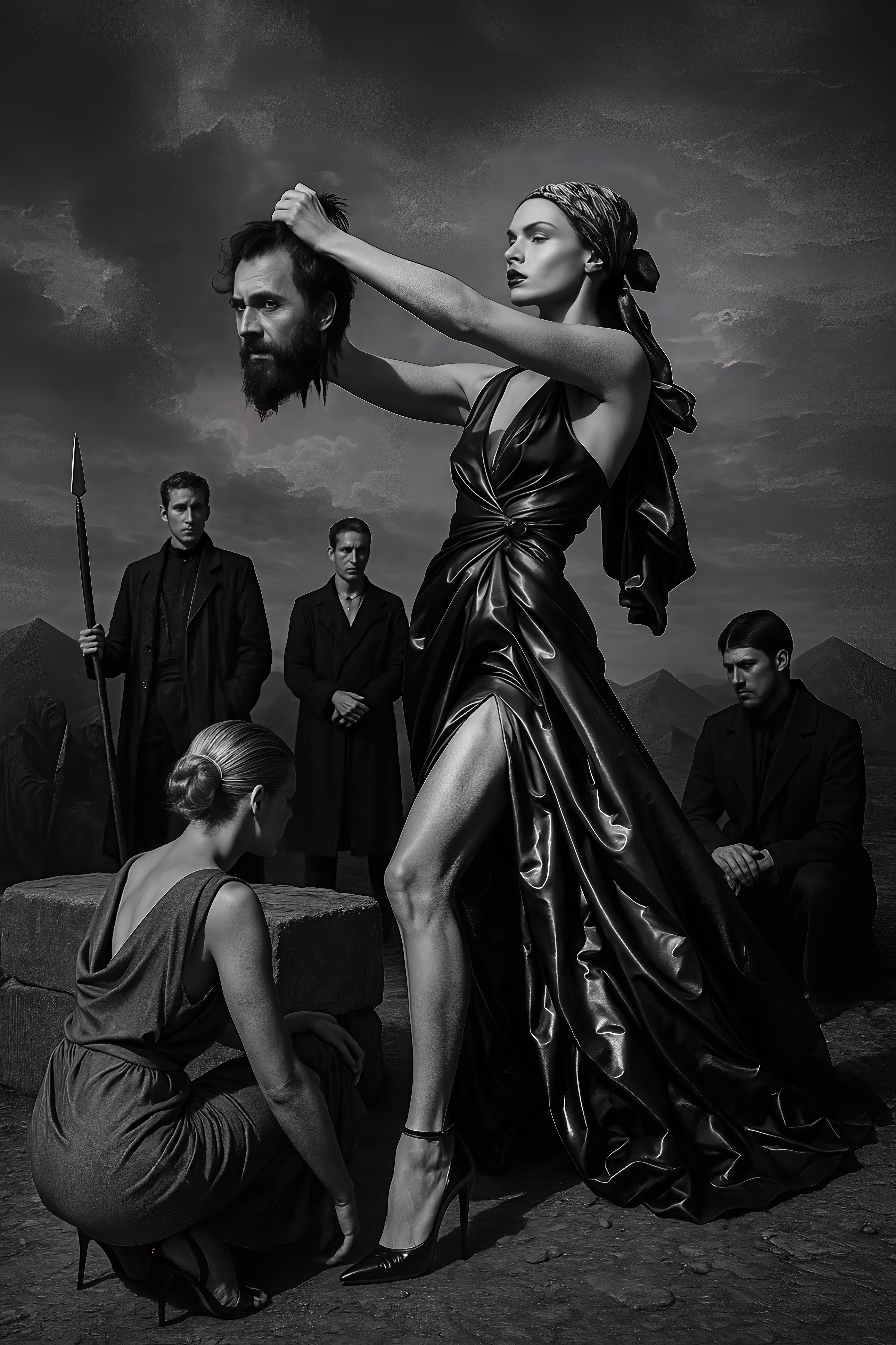 THE MYTH MACHINE #1 - Judith displays the Head of Holofernes