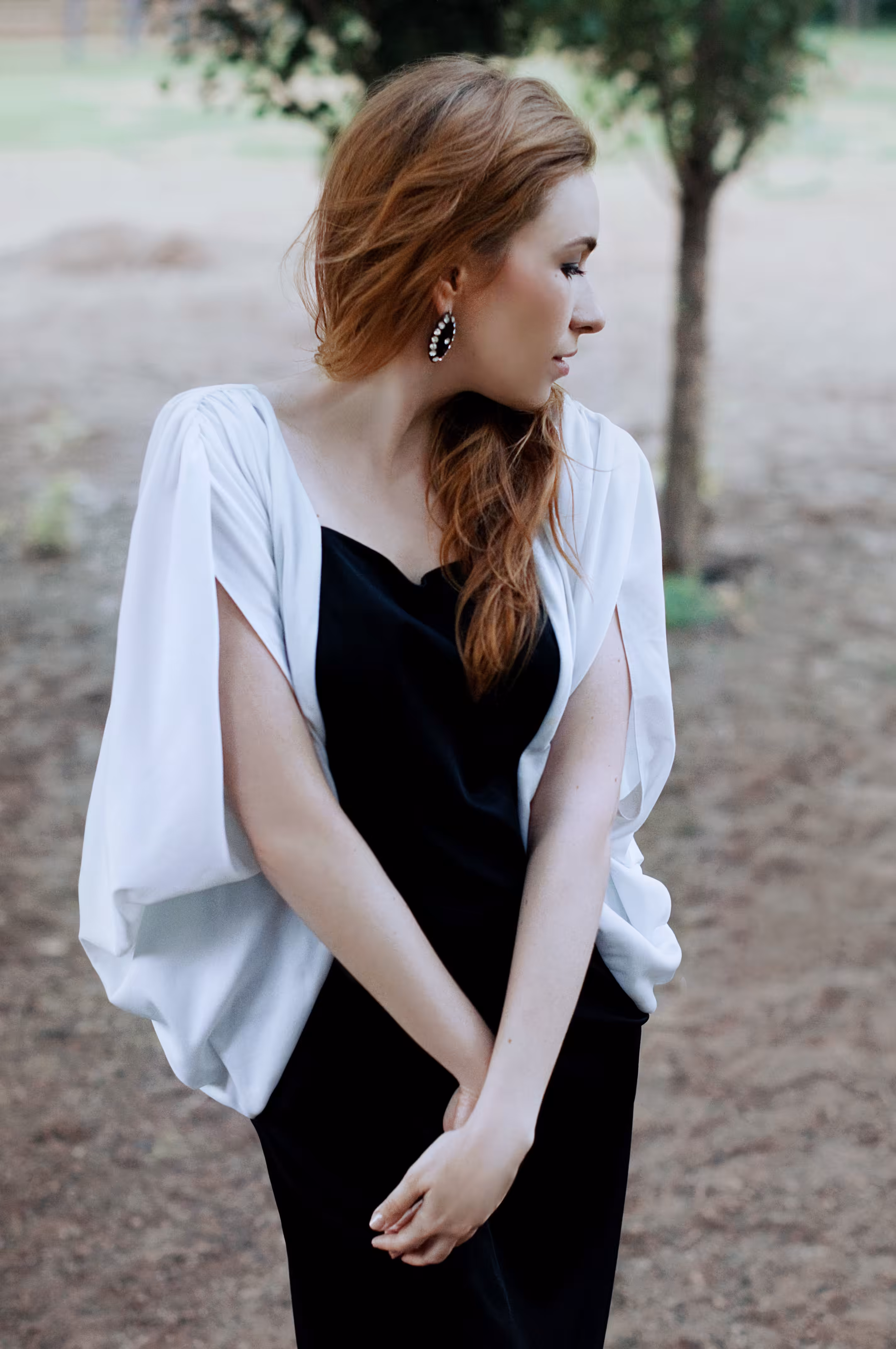 Black and white