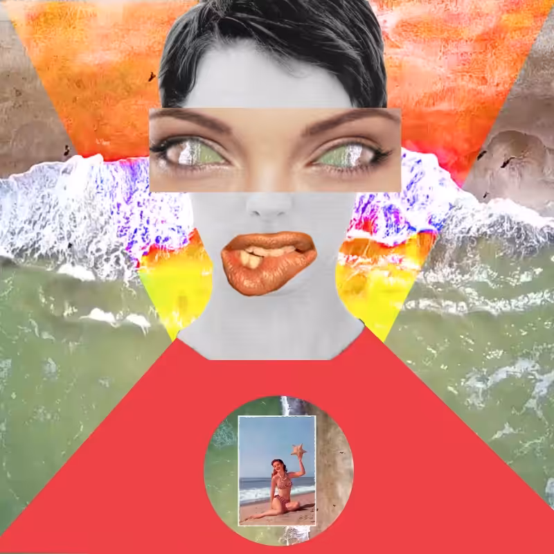 The Collages Collection:  Missing the sea
