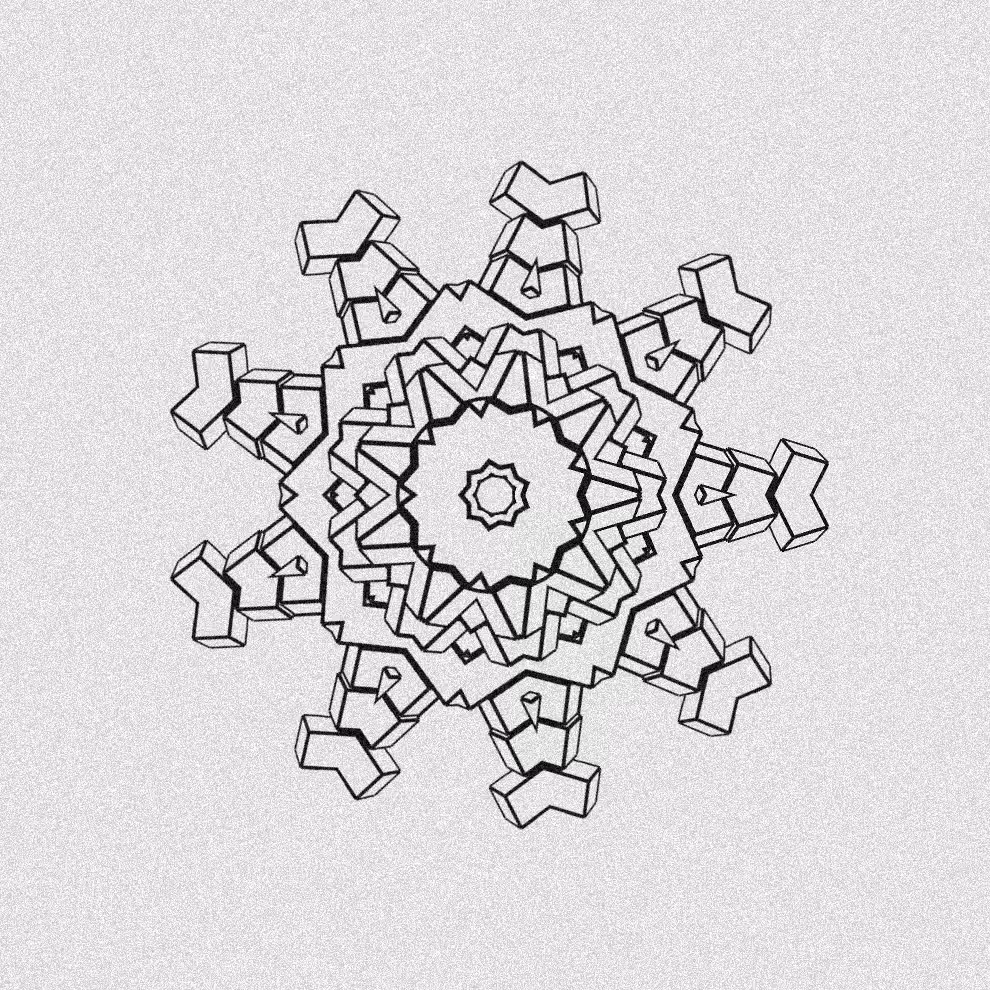 Monochrome Kaleido #498