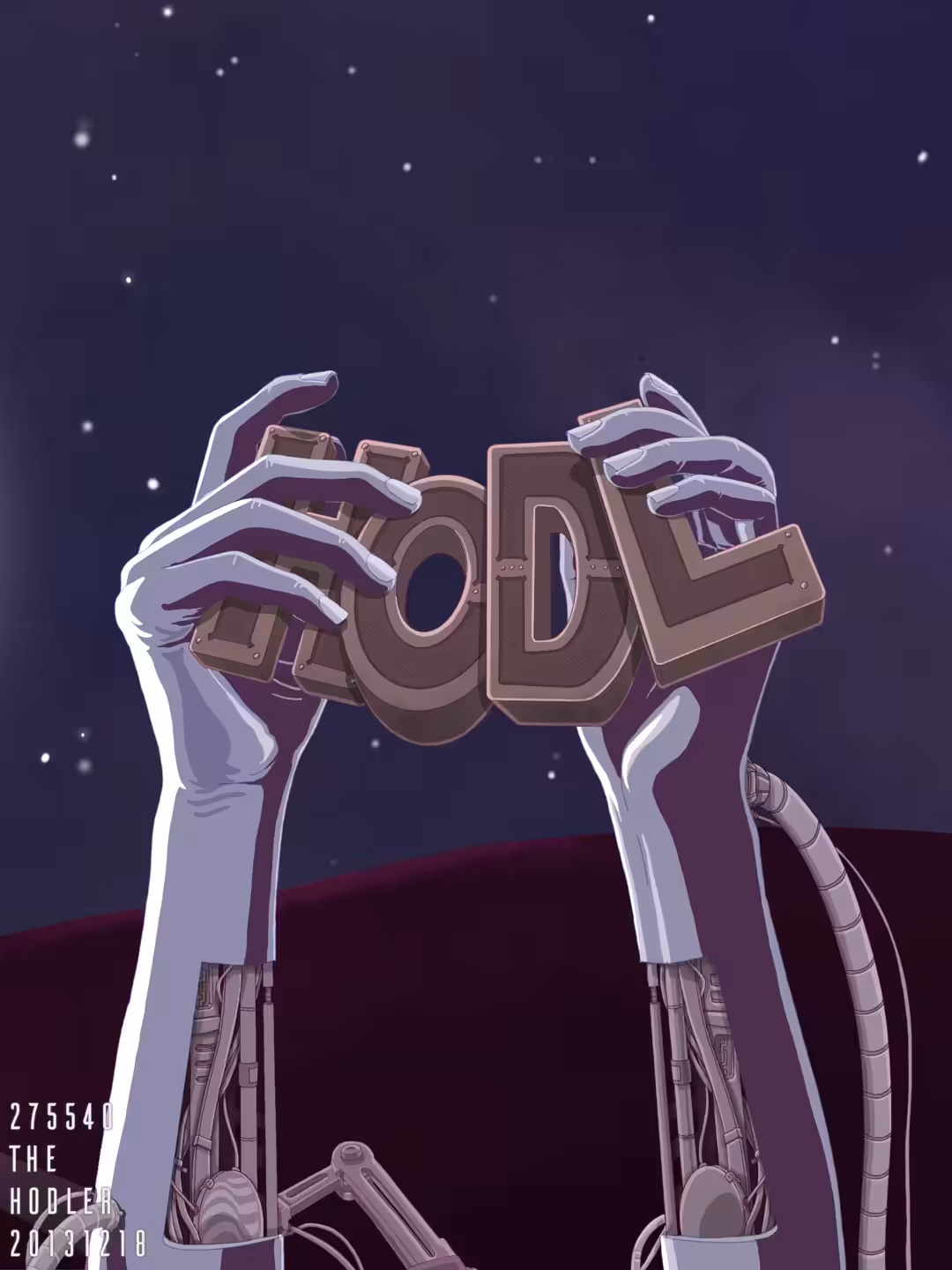The Hodler (Bitcoin: A Visual History 01-07-A)