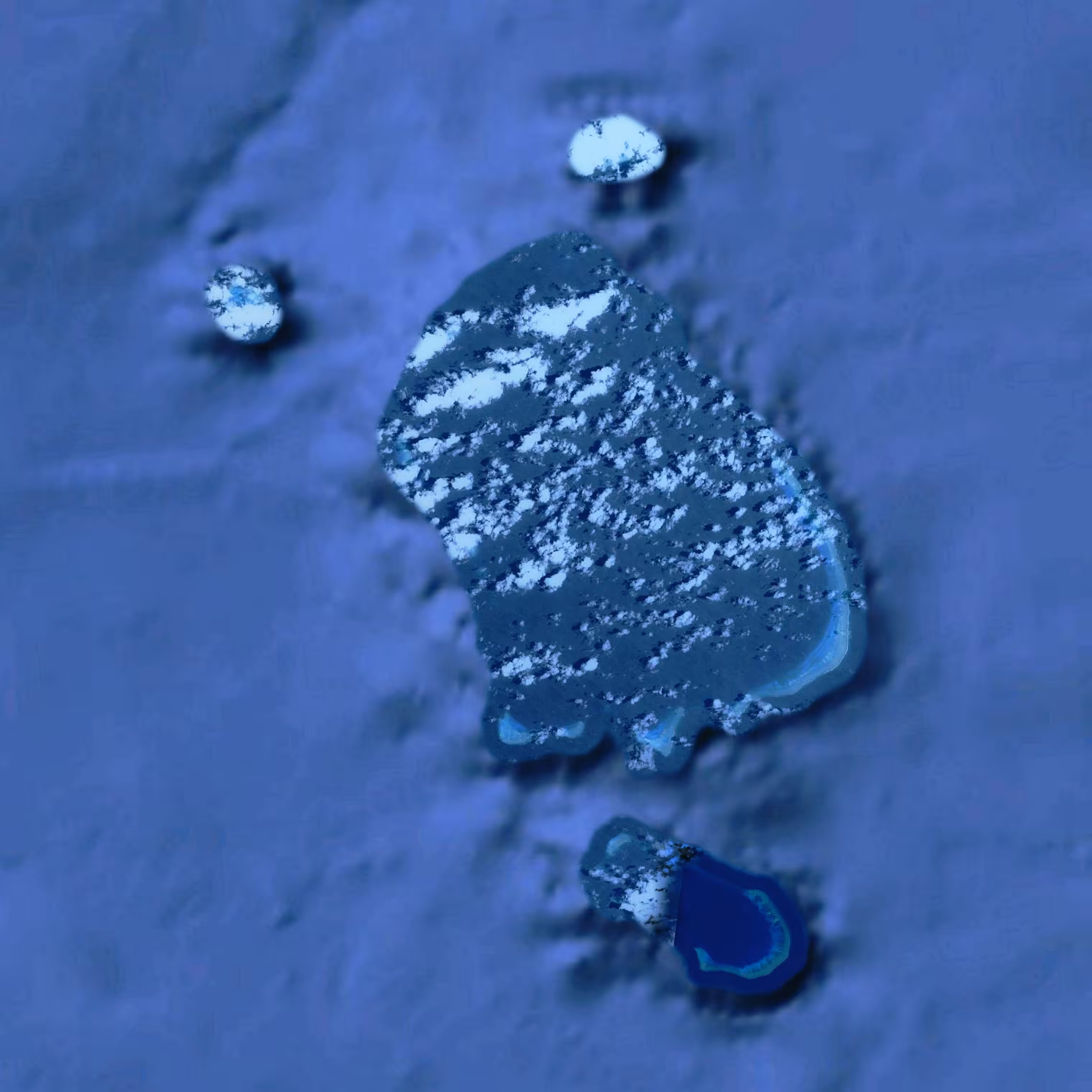 untitled anthropomorphic abstraction by google earth