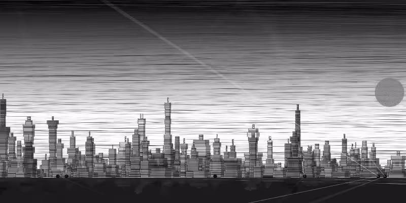 Fictional Cityscapes #58