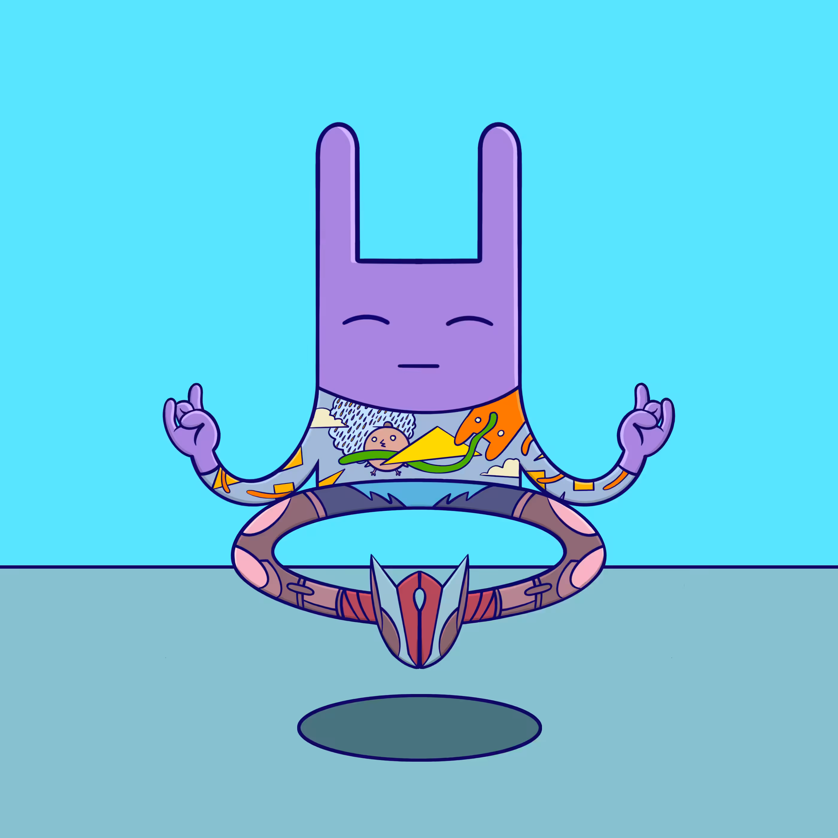 Meditation Rabbit #55