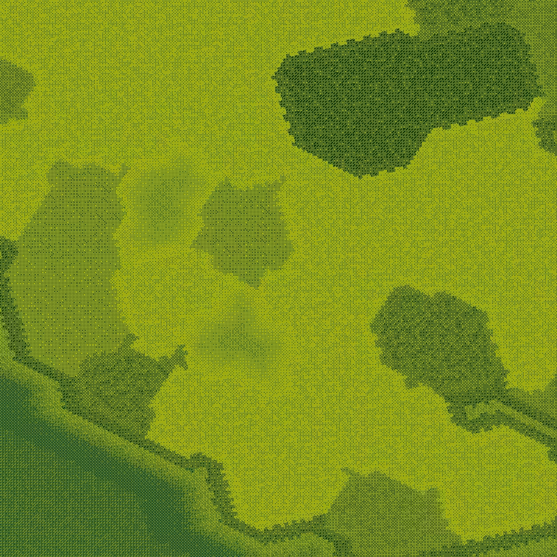 Littlecube Maps: Green Dithering #14