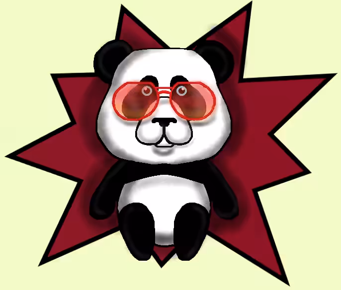 Retro Panda #1