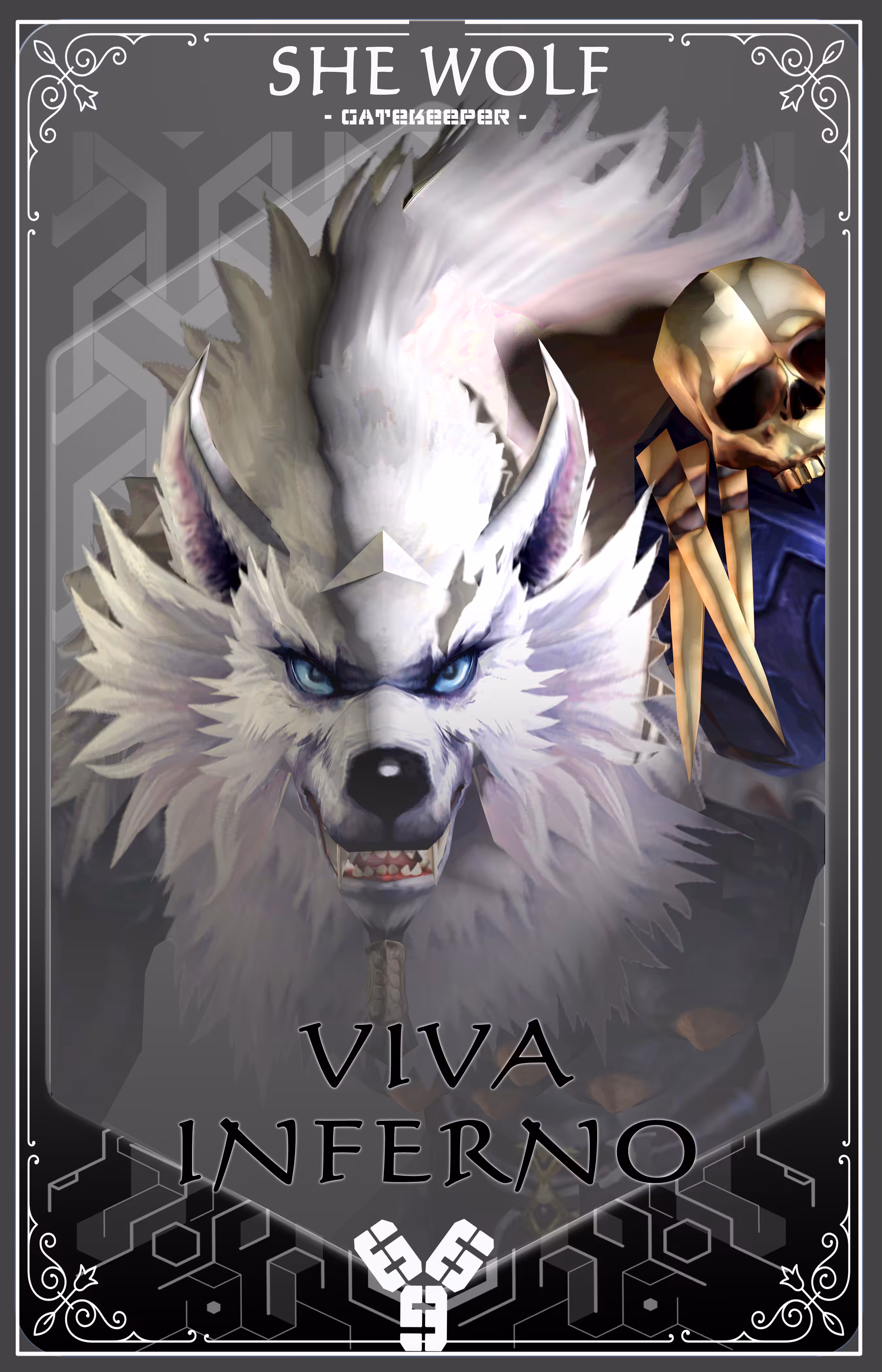 VIVA INFERNO - Character Setcard #4 - SHE WOLF