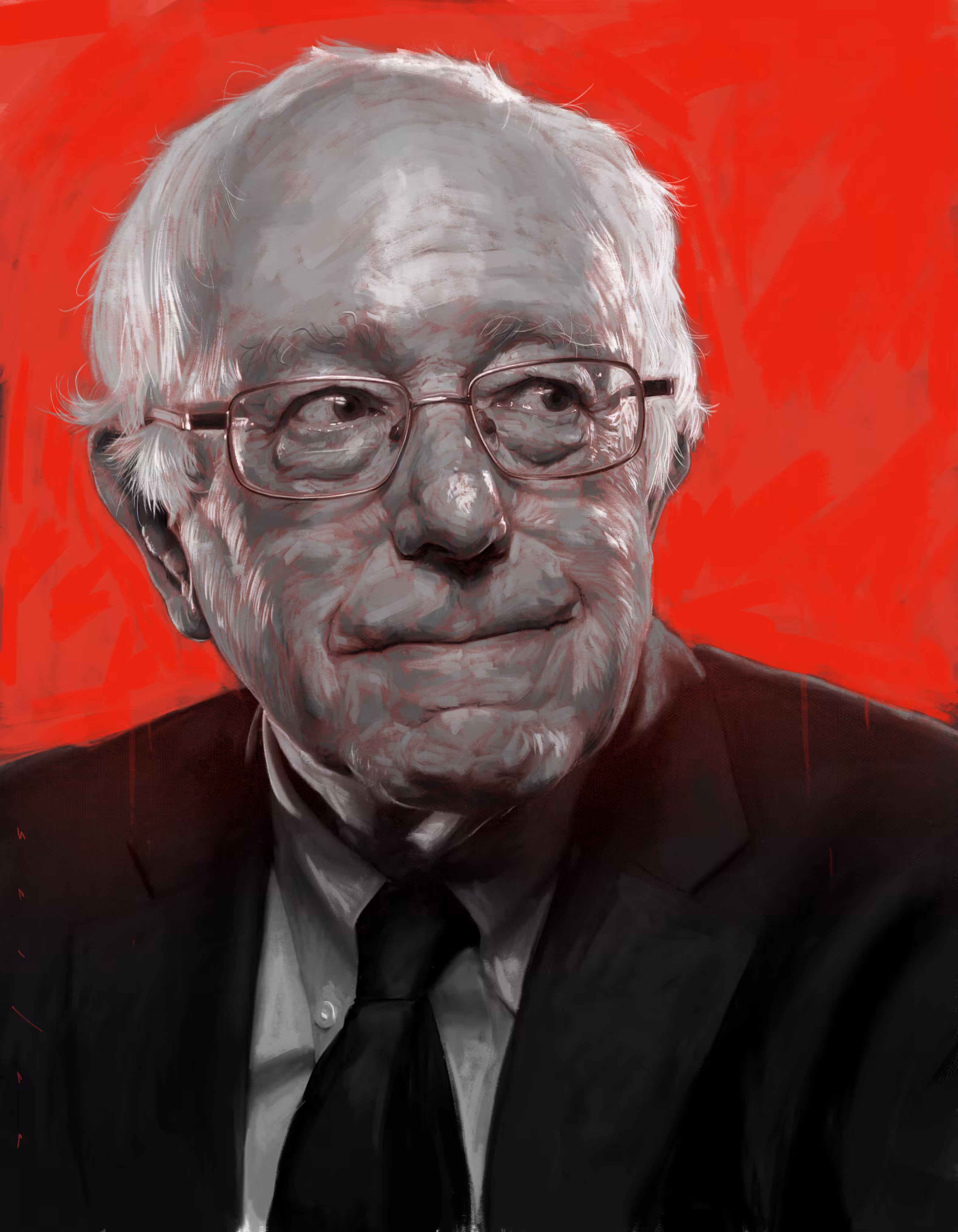 Bernie Sanders portrait