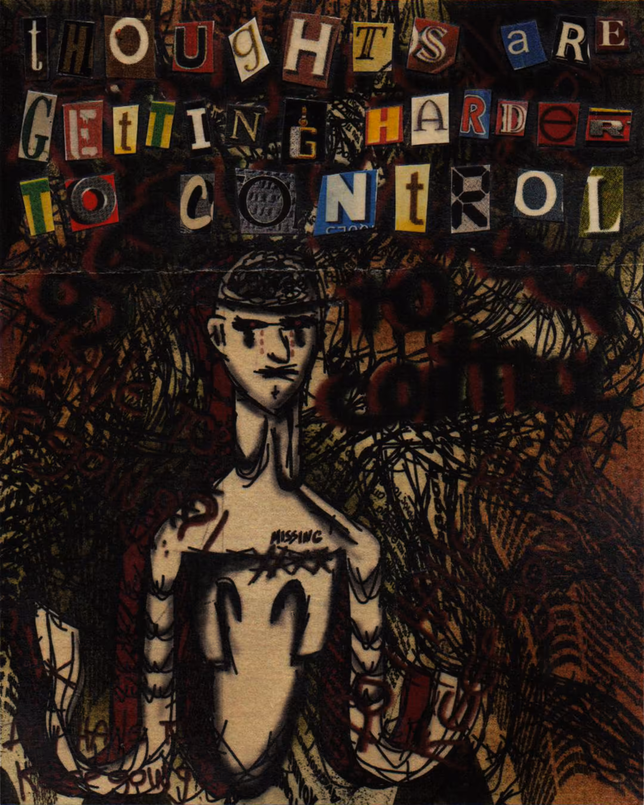 thoughts are getting harder to control