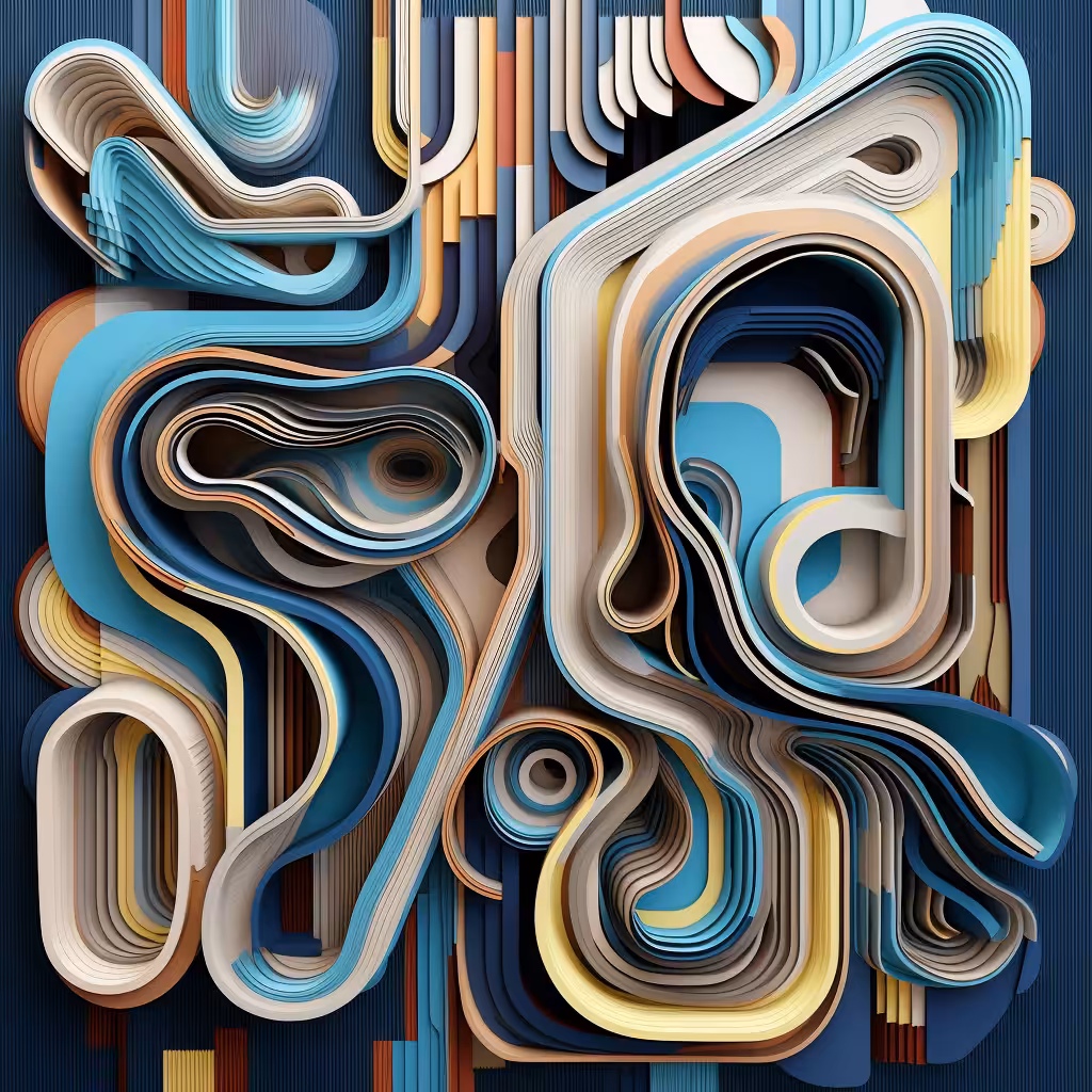 The New Collection: Abstract Study 1 