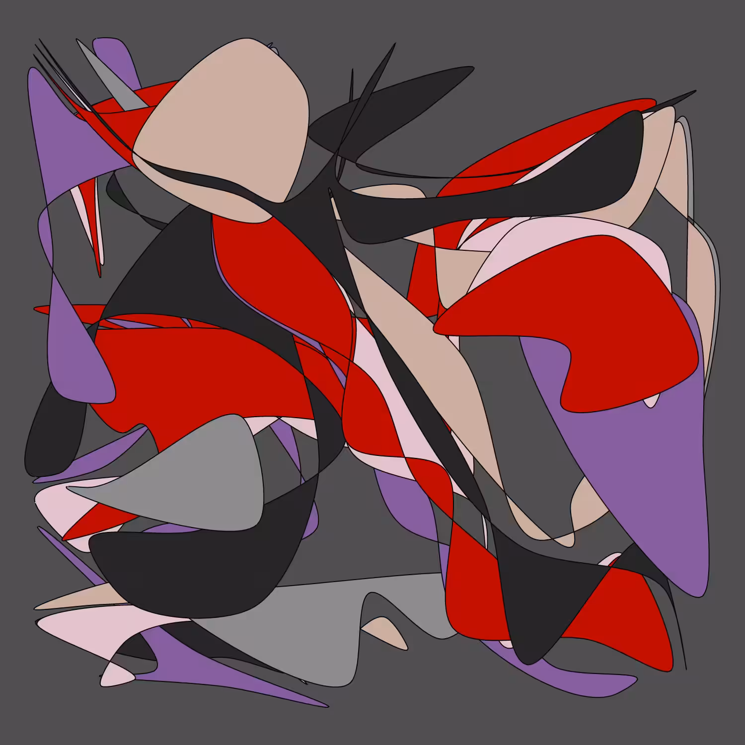 Geometric colorful shapes 2 (Free edition) #184