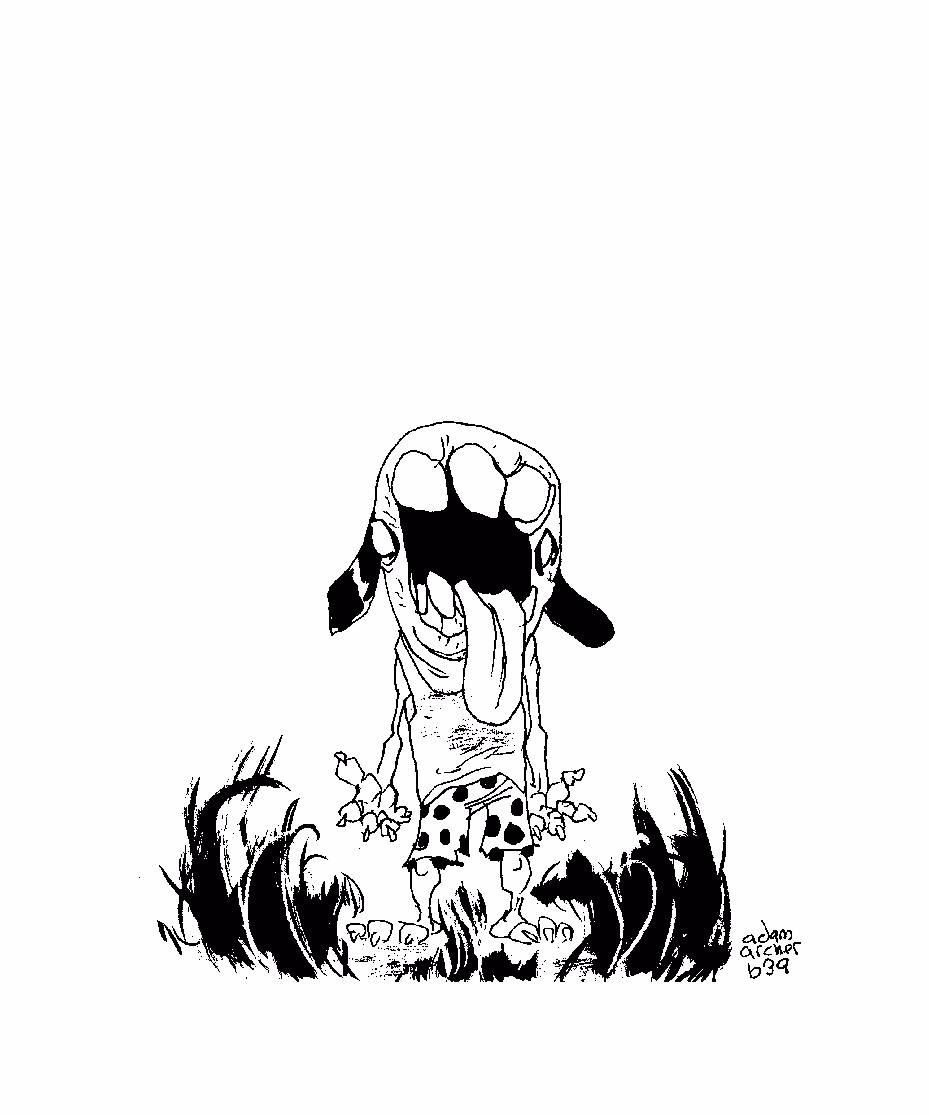adam archer's doodles: black series 039