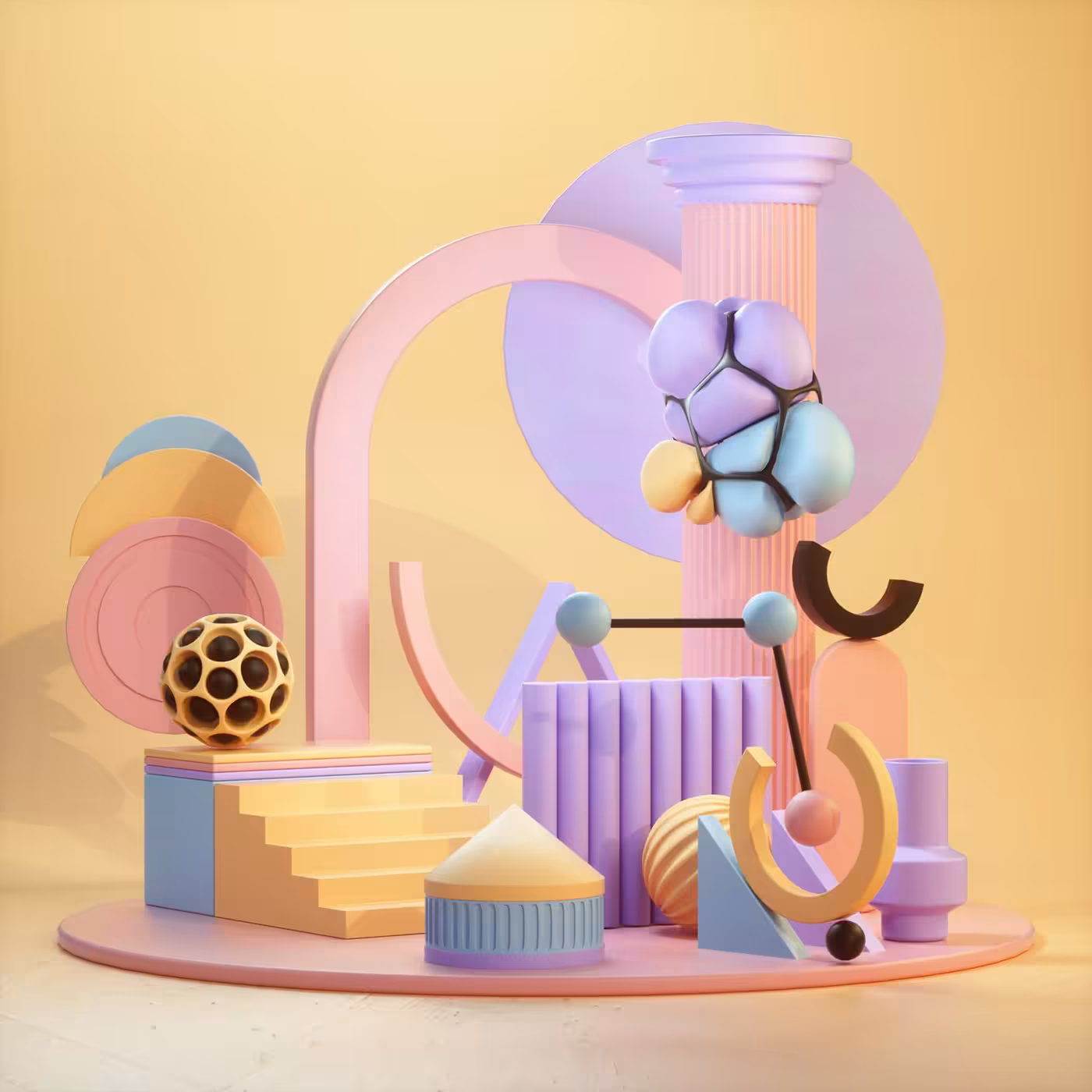 Shhht - Abstract Composition