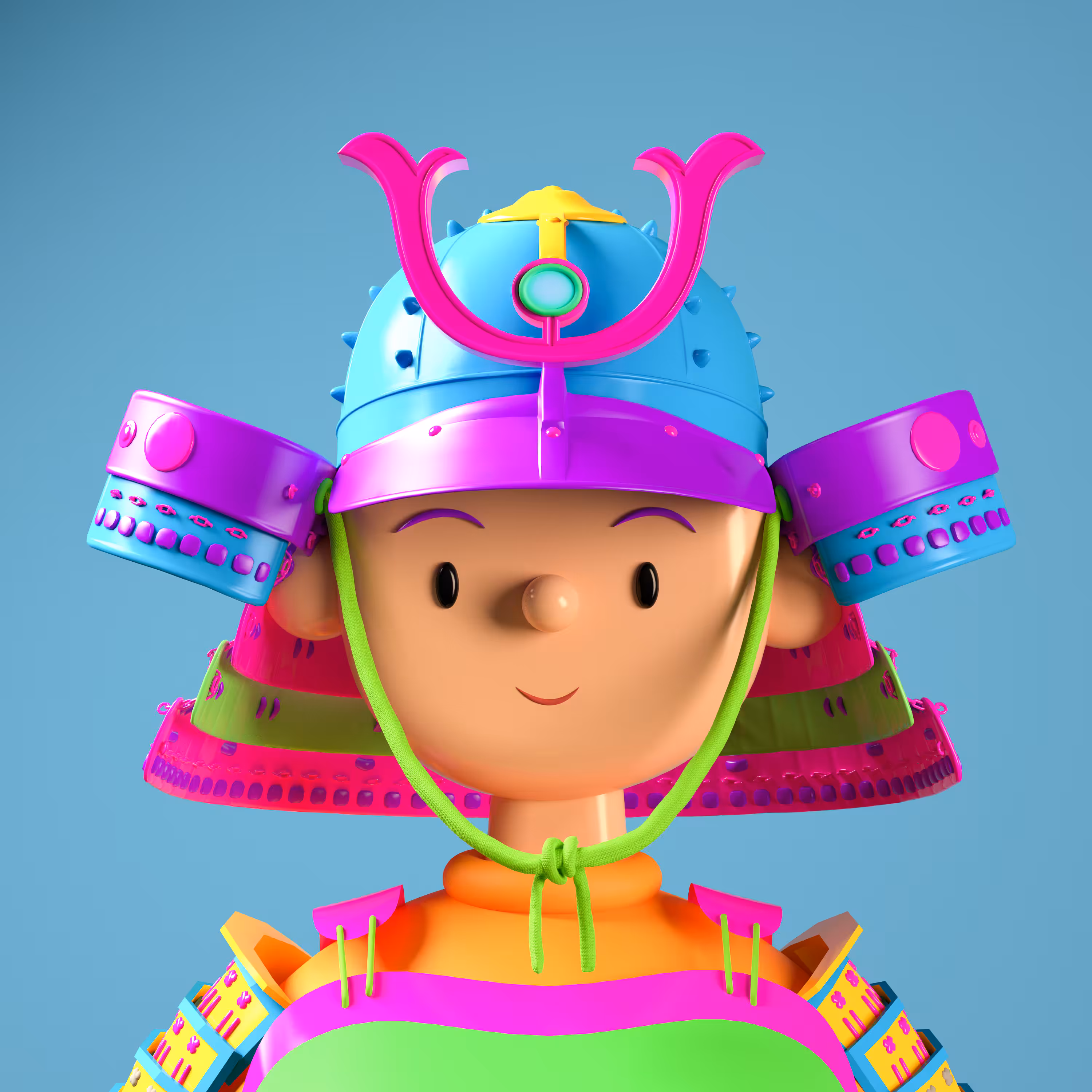 Samurai Toy Face
